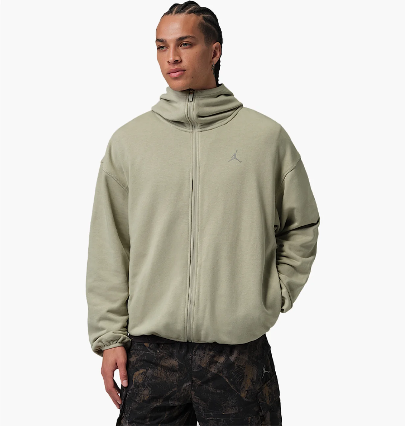 Толстовка чоловіча Air Jordan Brooklyn Hike Mike Full-Zip Grey IF1887-334