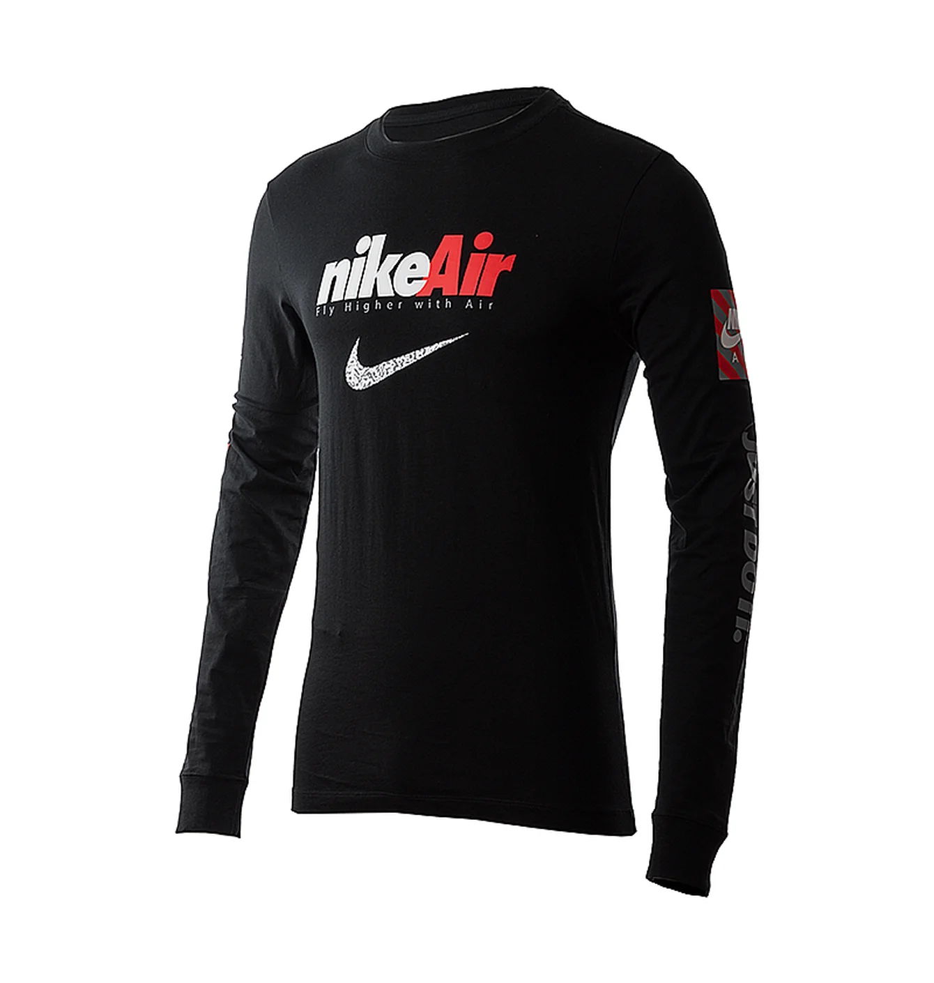 Лонгслів чоловічий Nike M Nsw Tee Ls Swoosh By Air Gx Black DJ1415-010