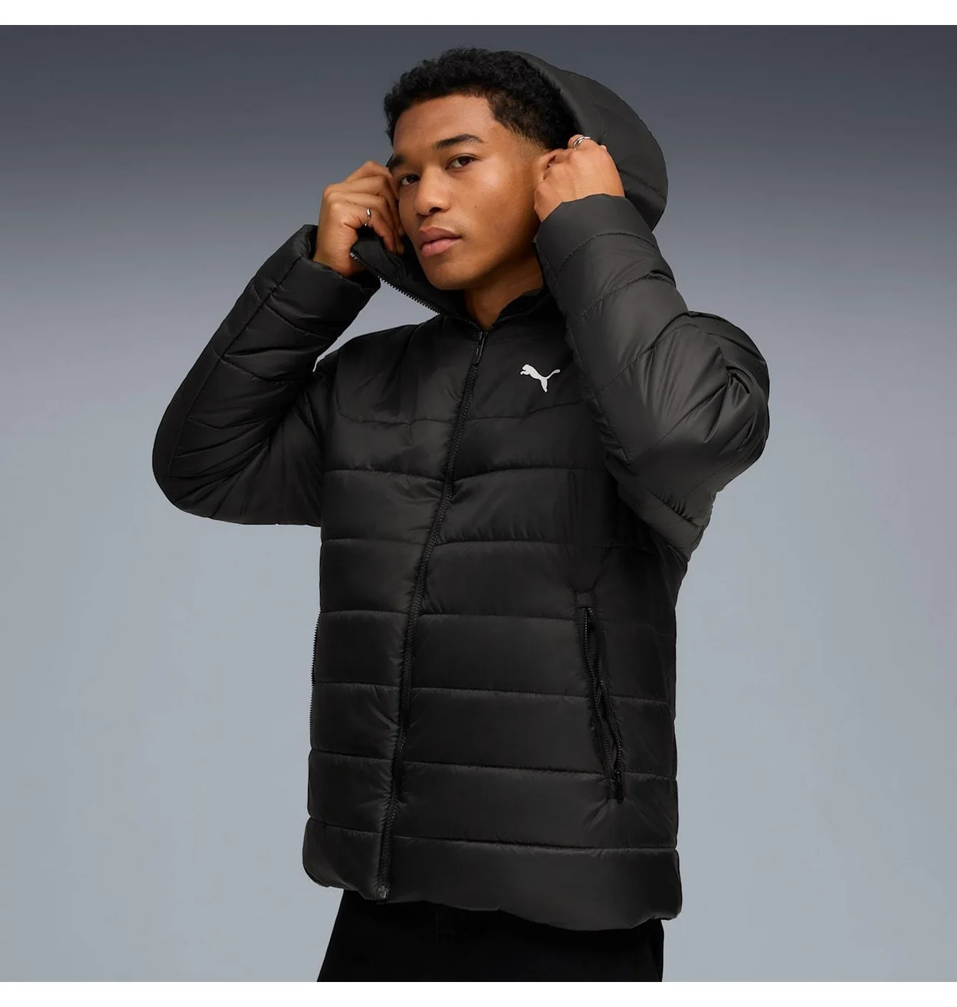 Куртка чоловіча Puma Ess Hooded Padded Jacket Black 685211-01