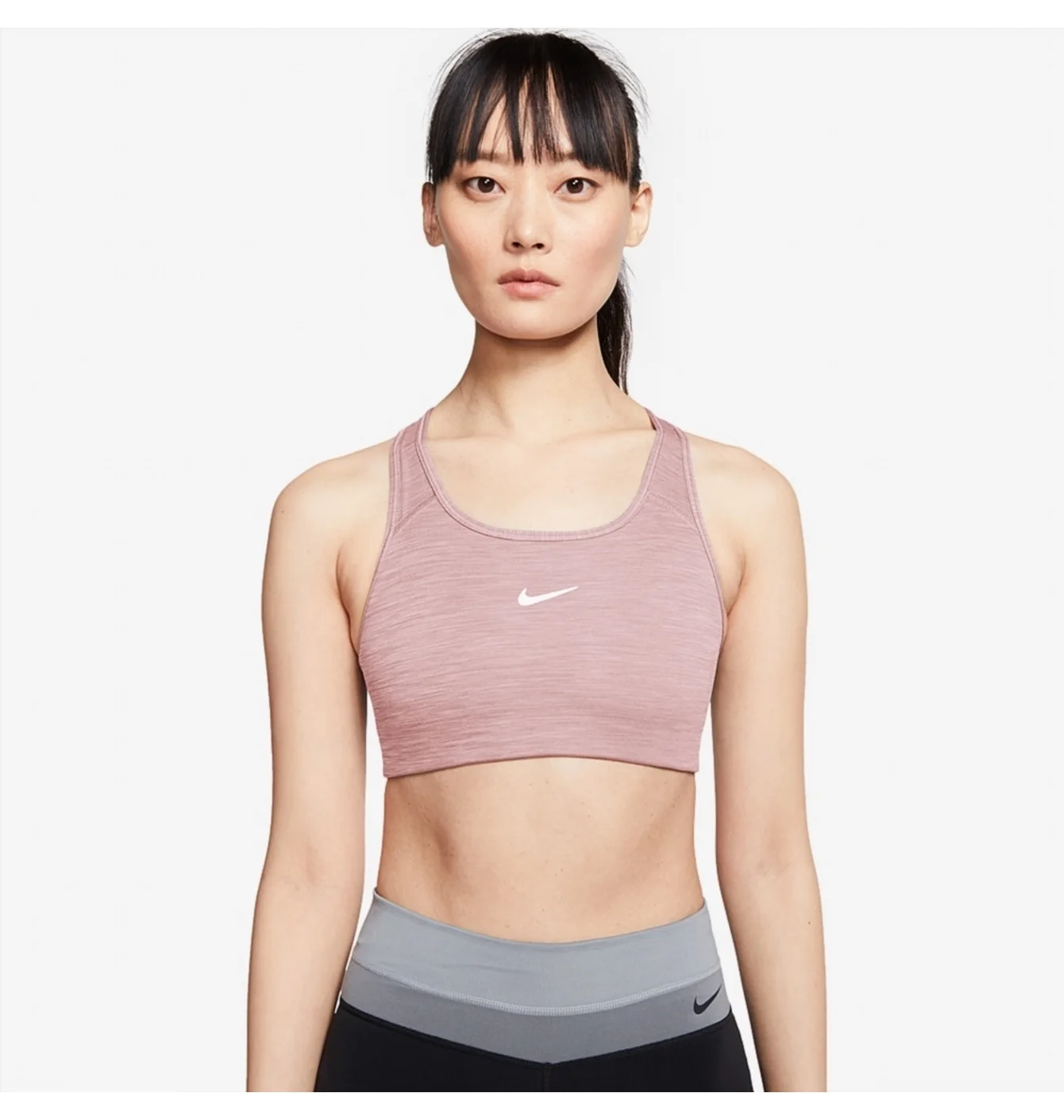 Топ жіночий Nike Swoosh Bra Pad Beige BV3636-631