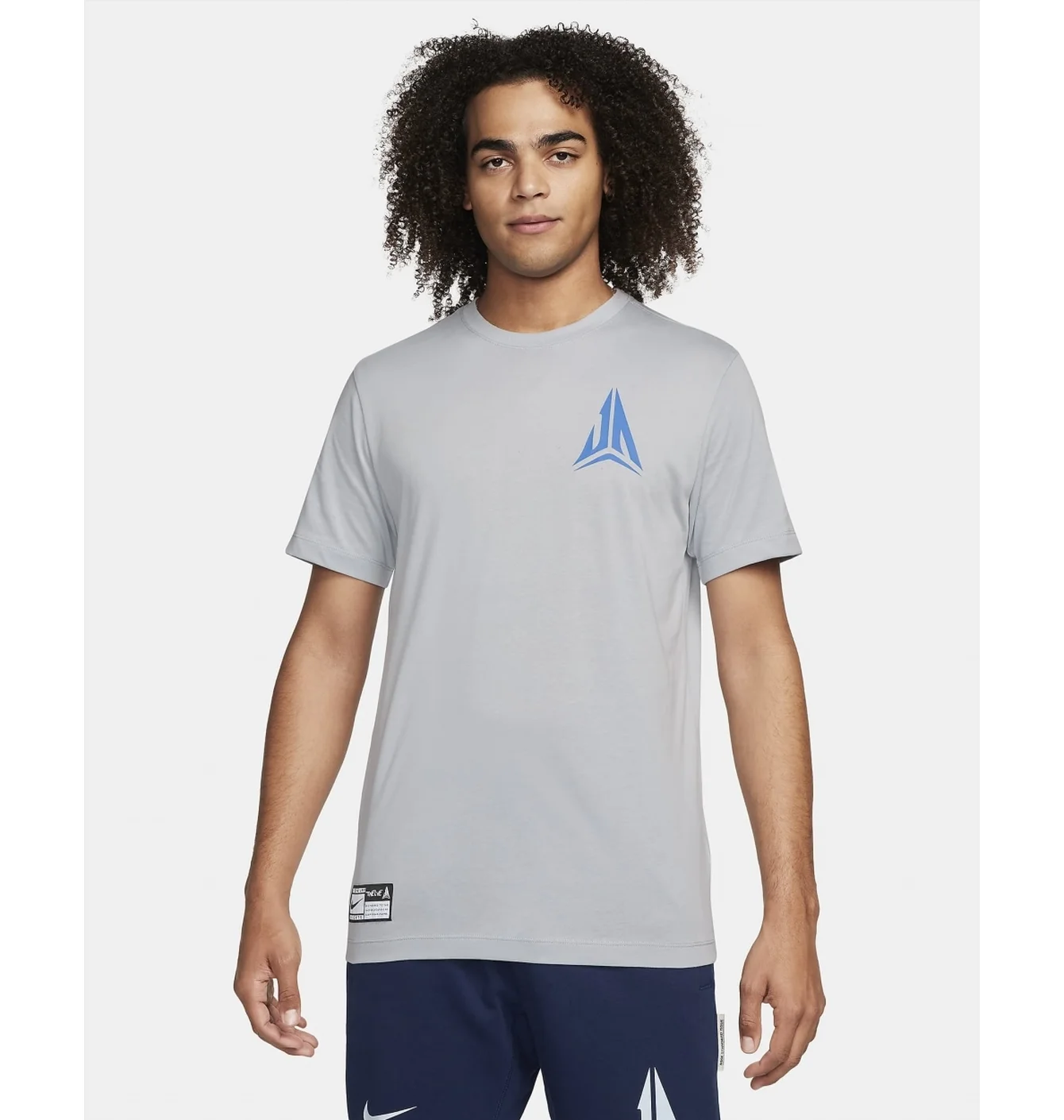 Футболка чоловіча Nike Ja Dri-Fit Basketball T-Shirt Grey FQ4910-012