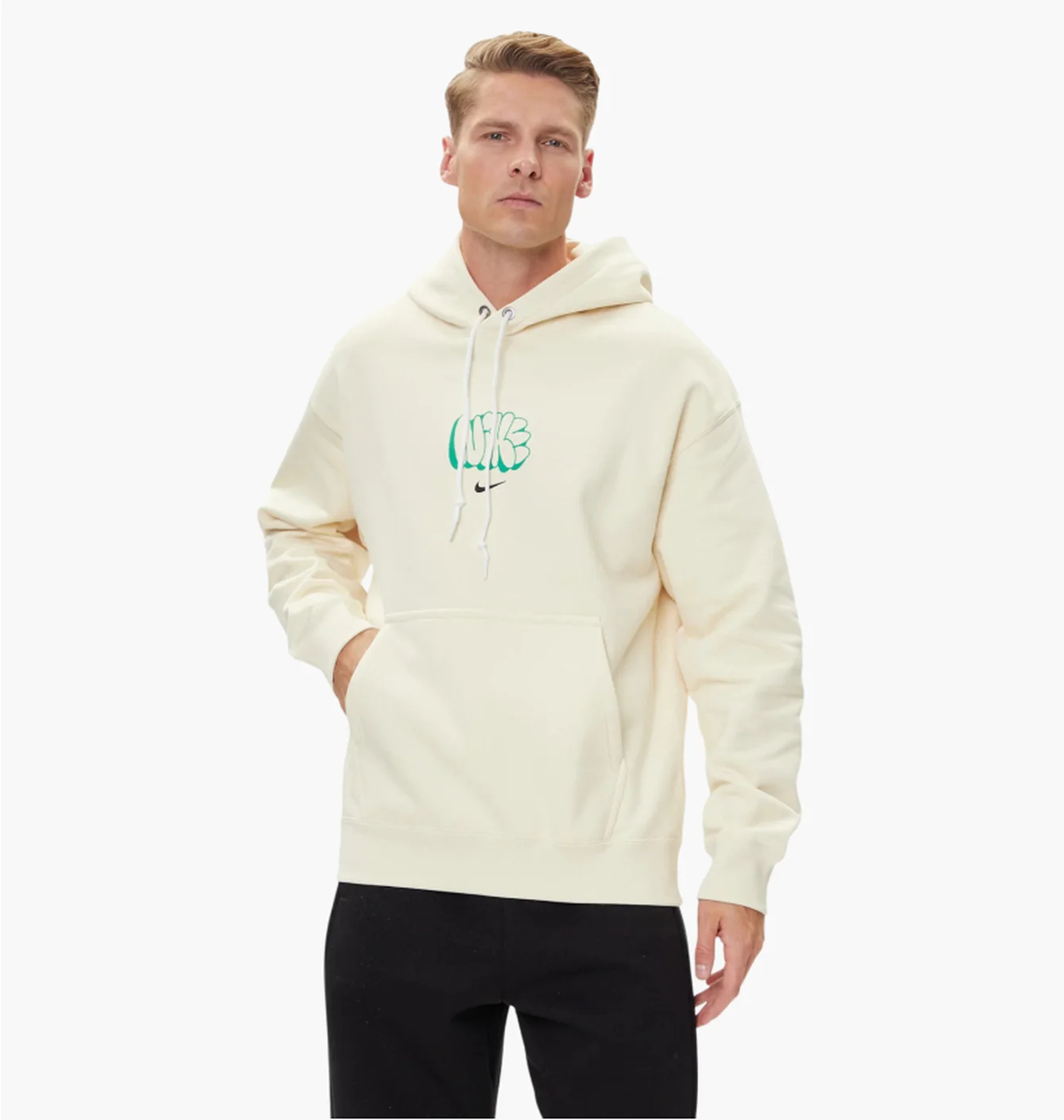 Худі чоловіче Nike Solo Swoosh Regular Fit Yellow HQ4181-113