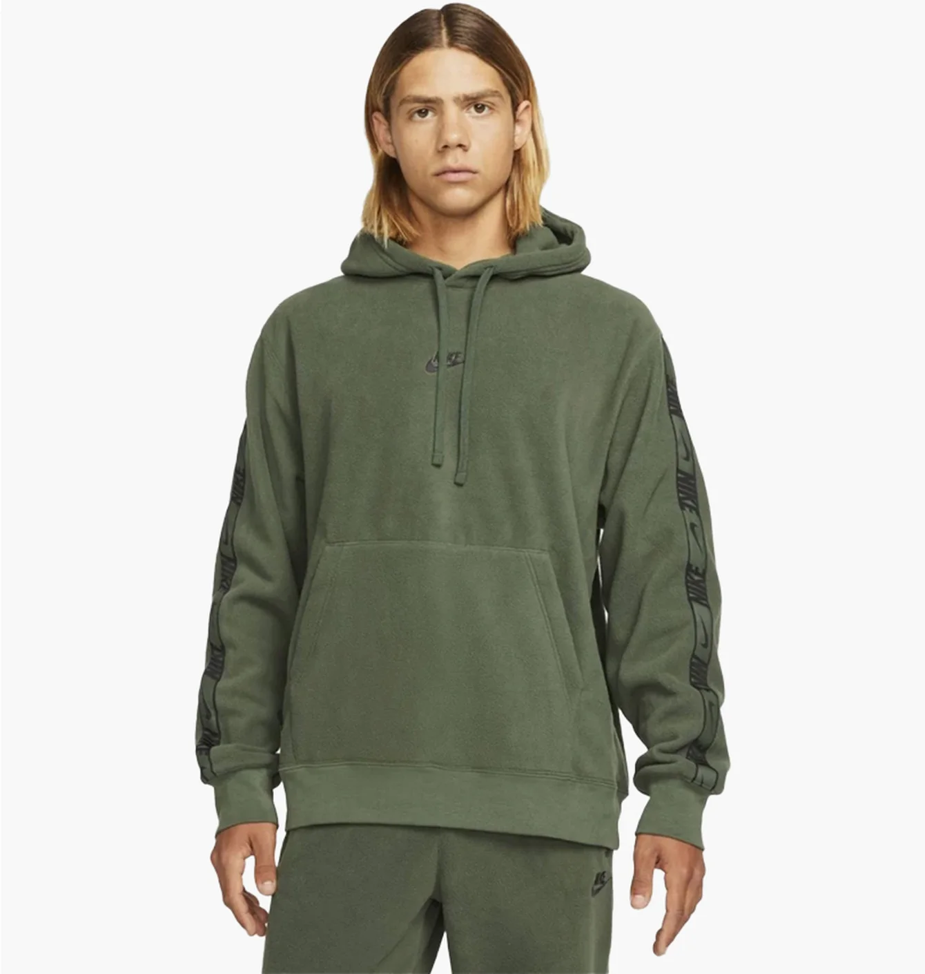 Худі чоловіче Nike Repeat Polar Fleece Hoodie Green DO2611-335