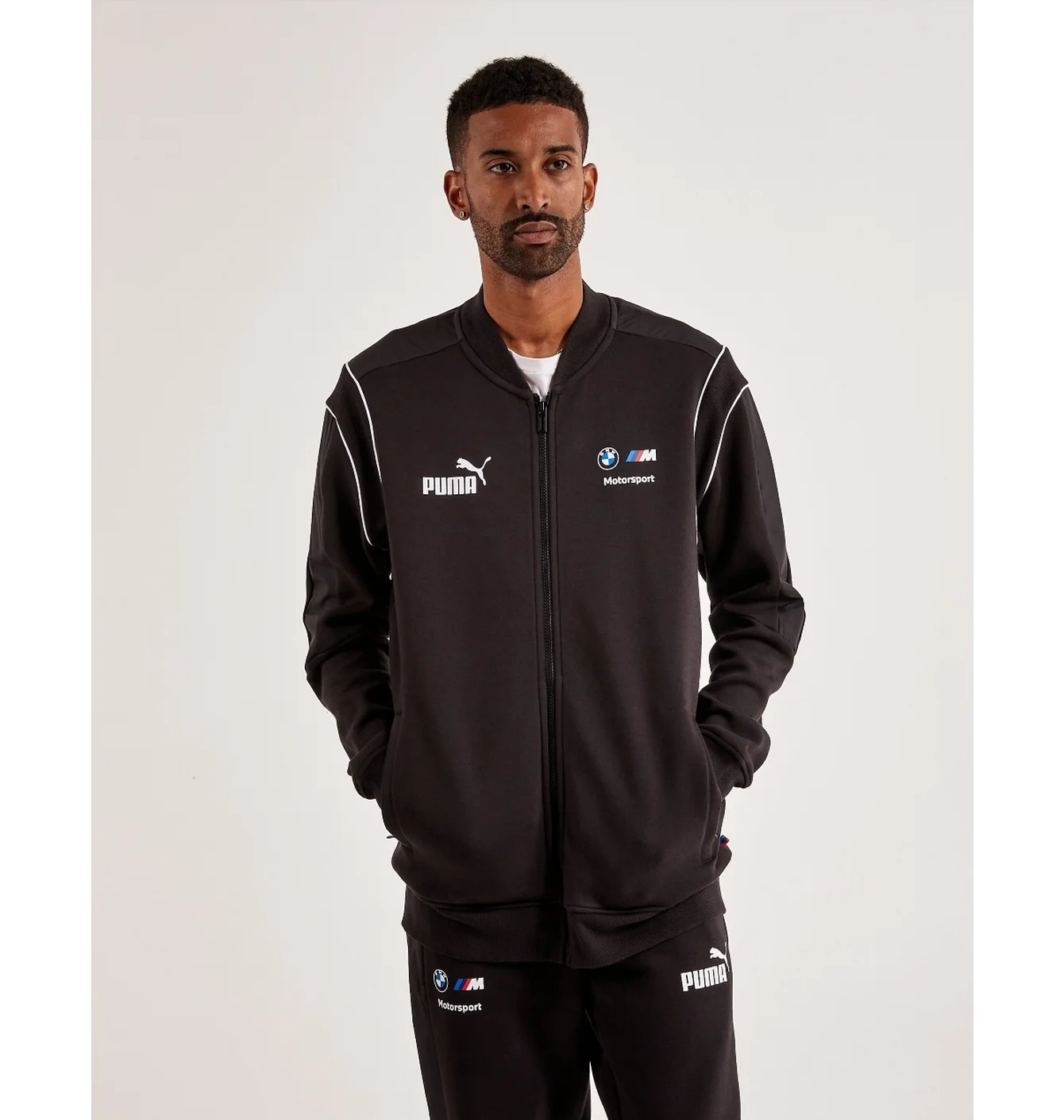 Олімпійка чоловіча Puma Bmw Motorsport Mt7 Sweat Jacket Black 621213-01