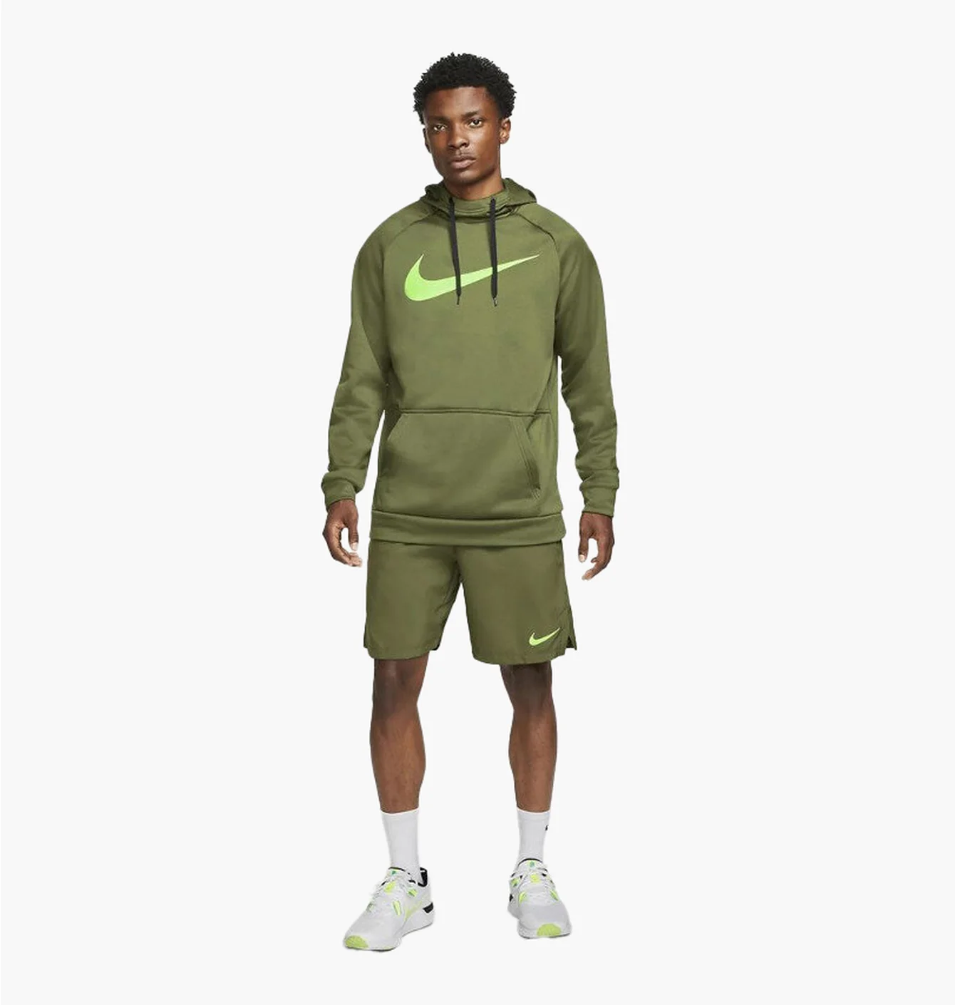Худі чоловіче Nike Therma-Fit Training Hoodie Green DV8008-326