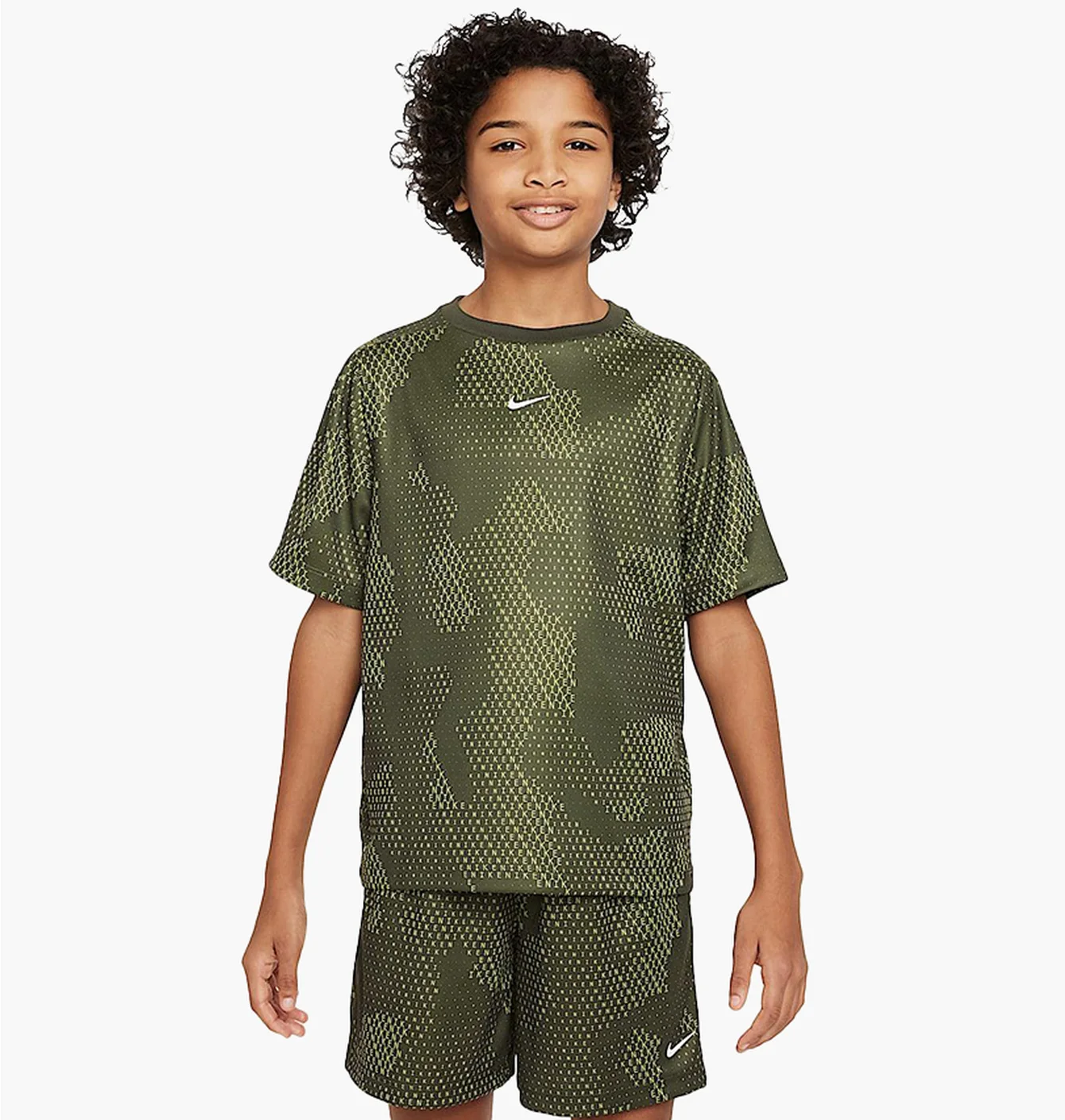 Футболка дитяча Nike Multi Dri-Fit Short-Sleeve Top Camo/Olive FN8694-325