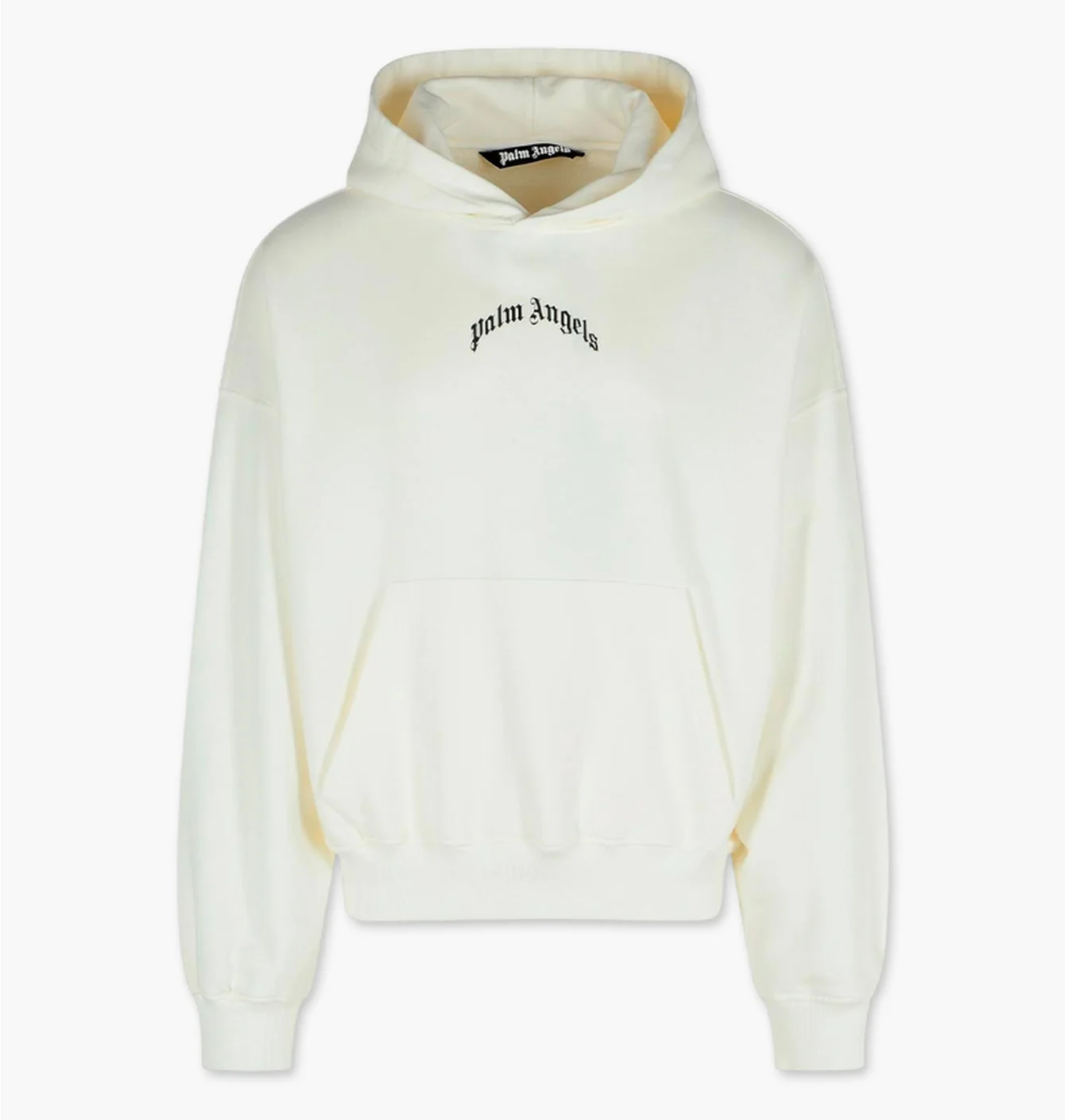 Худі чоловіче Palm Angels Back Curved Logo White PMBB17EF25FLE0040310
