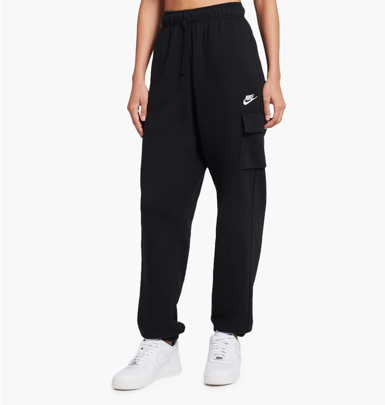 Штани жіночі Nike Nsw Club Fleece Cargo Pants Black Dq5196-010