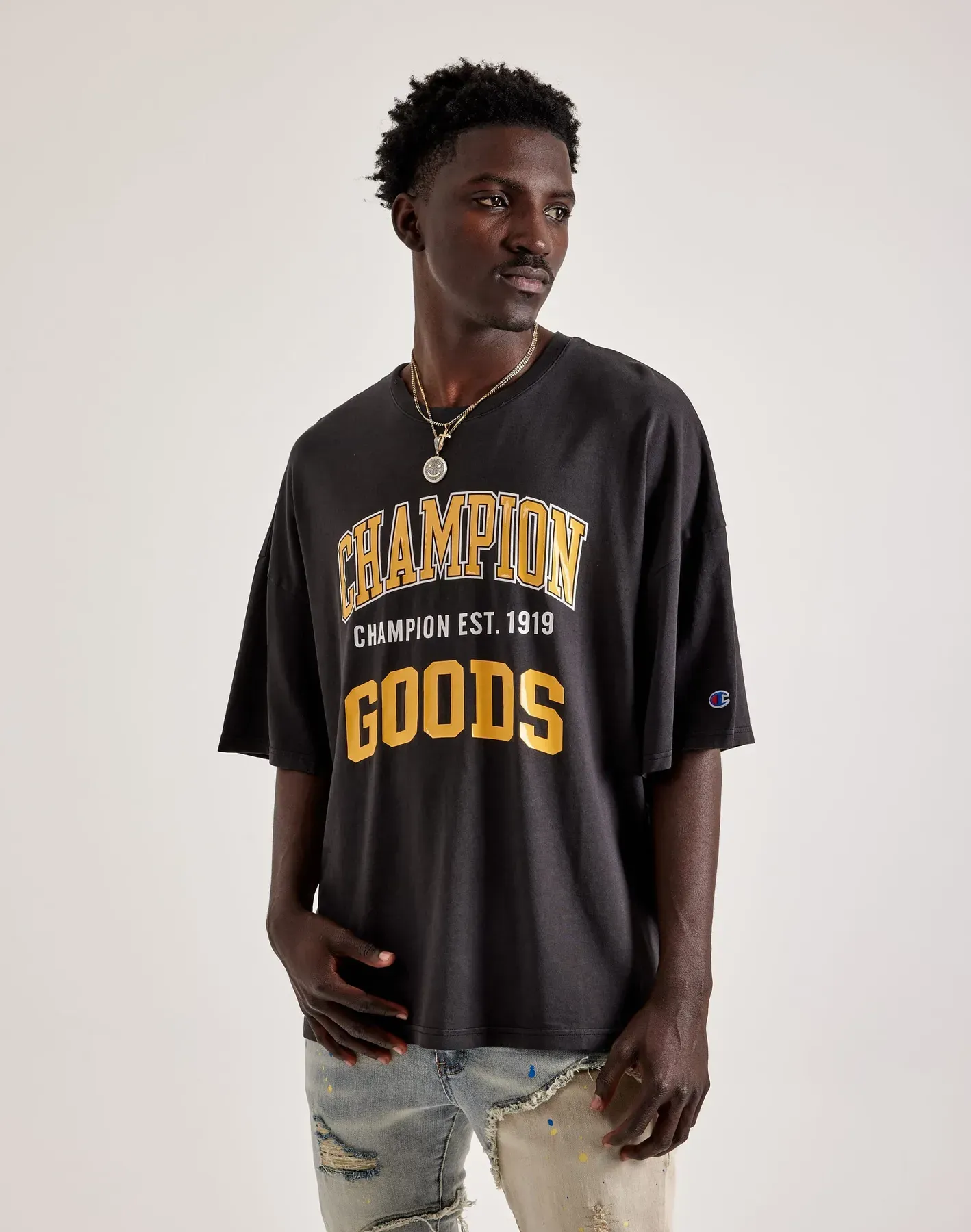 Футболка чоловіча Champion Riggins Drop-Shoulder Tee (T97126-ABA3)