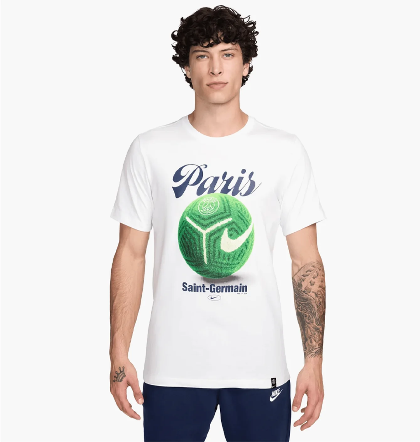 Футболка чоловіча Nike Psg Nk Hm Field Ss White FV8559-121