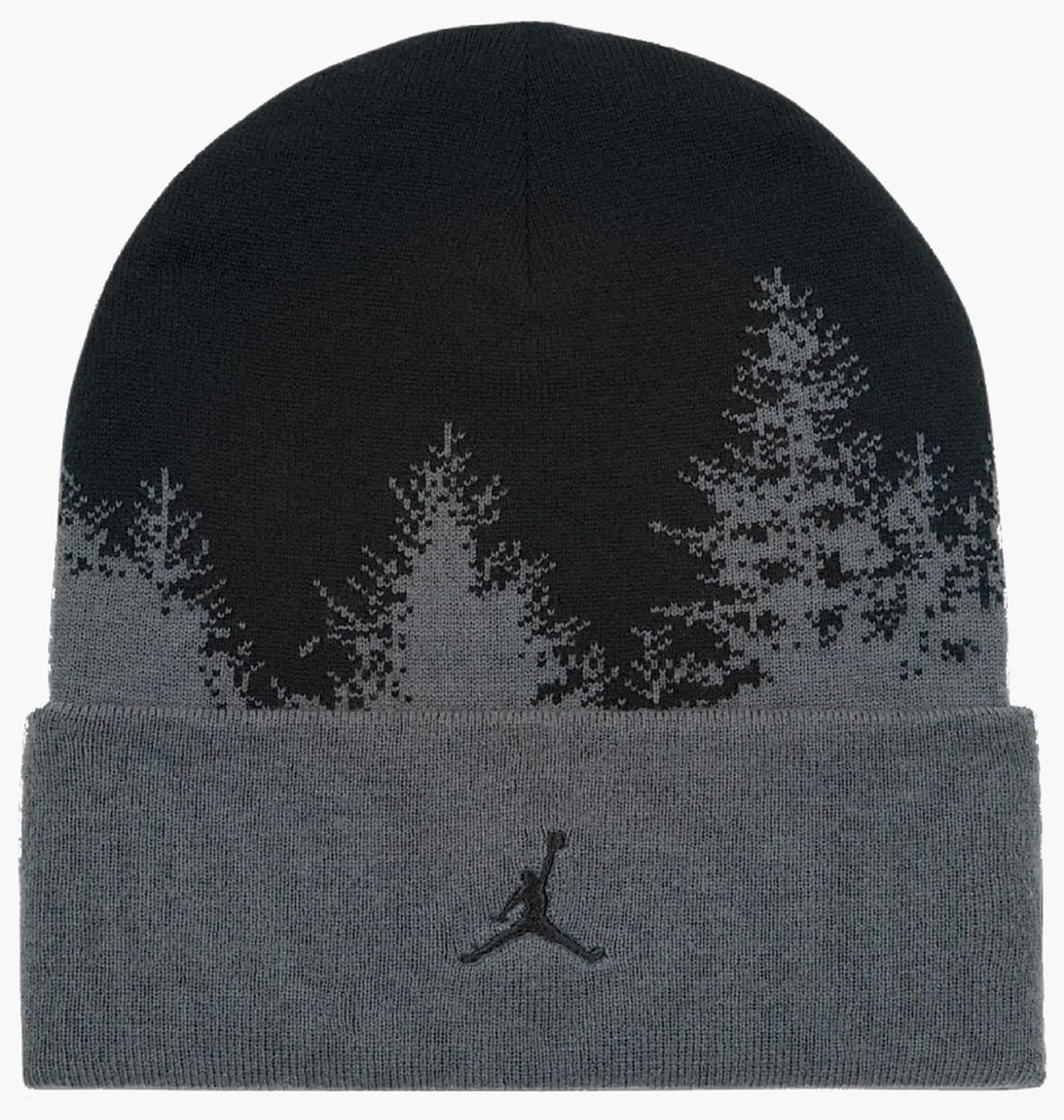 Шапка унісекс Air Jordan Peak Beanie Grey/Black HV1077-068