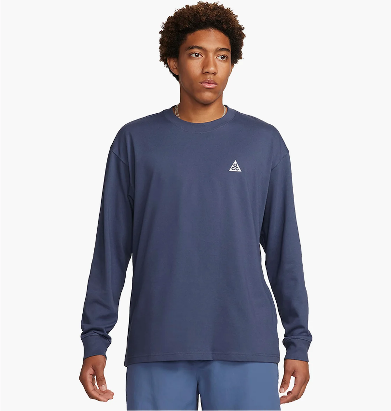 Лонгслів чоловічий Nike Acg Long-Sleeve T-Shirt Blue FQ3738-437