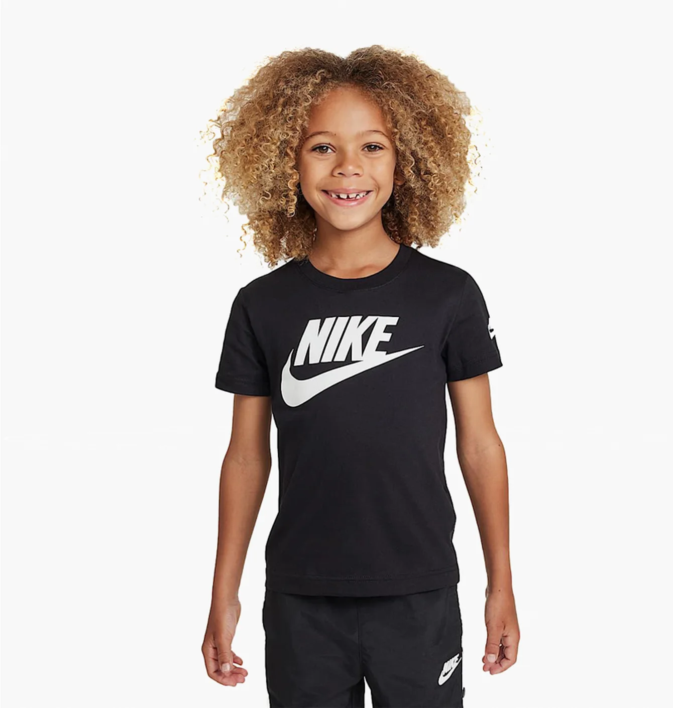 Футболка дитяча Nike Futura Evergreen T-Shirt Black/White 86J575-K25