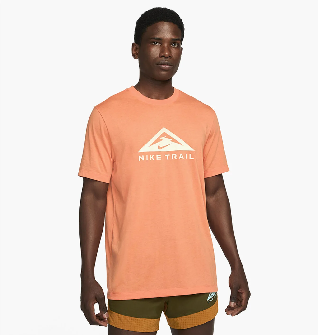 Футболка чоловіча Nike Dri-Fit Trail Orange Dm5412-871