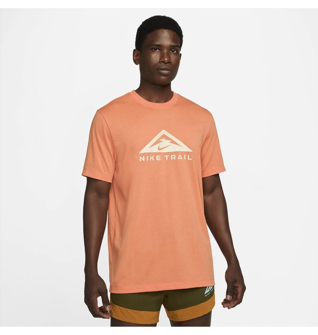 Футболка чоловіча Nike Dri-Fit Trail Orange Dm5412-871