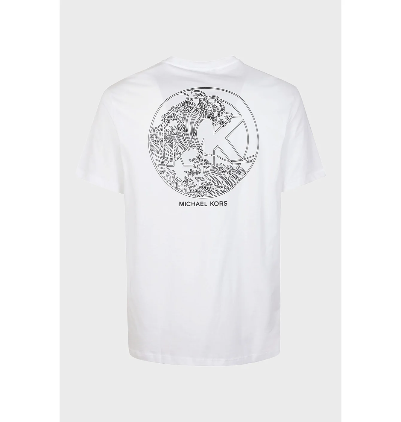 Футболка чоловіча Michael Kors K Wave Short Sleeve T-Shirt White CH351RIFV4