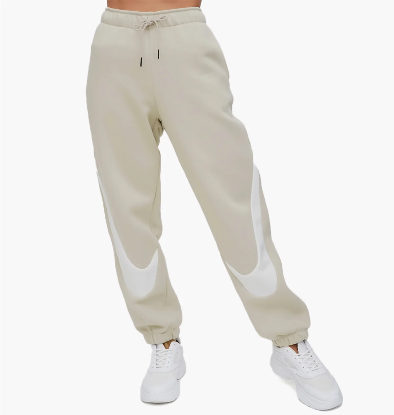 Штани жіночі Nike Sportswear Swoosh Beige Dr6197-206