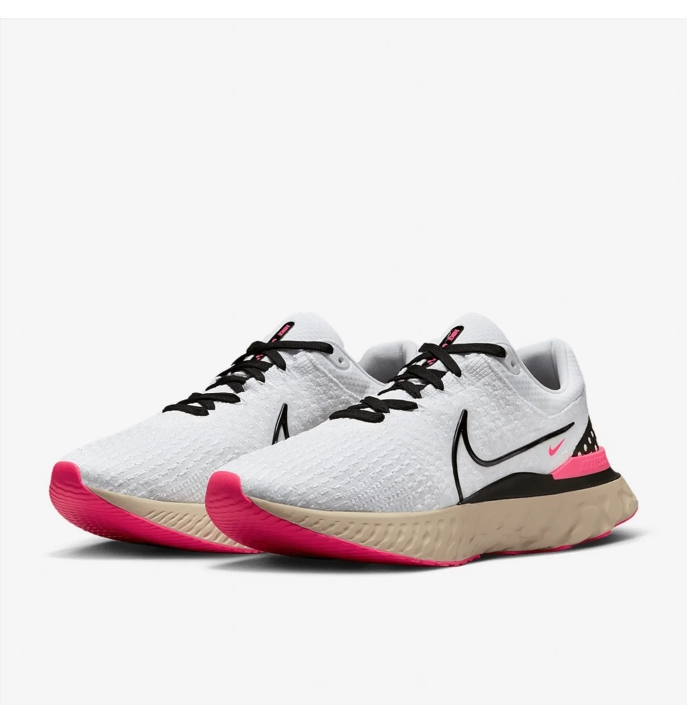 Кросівки чоловічі Nike React Infinity Run Flyknit 3 White DH5392-101