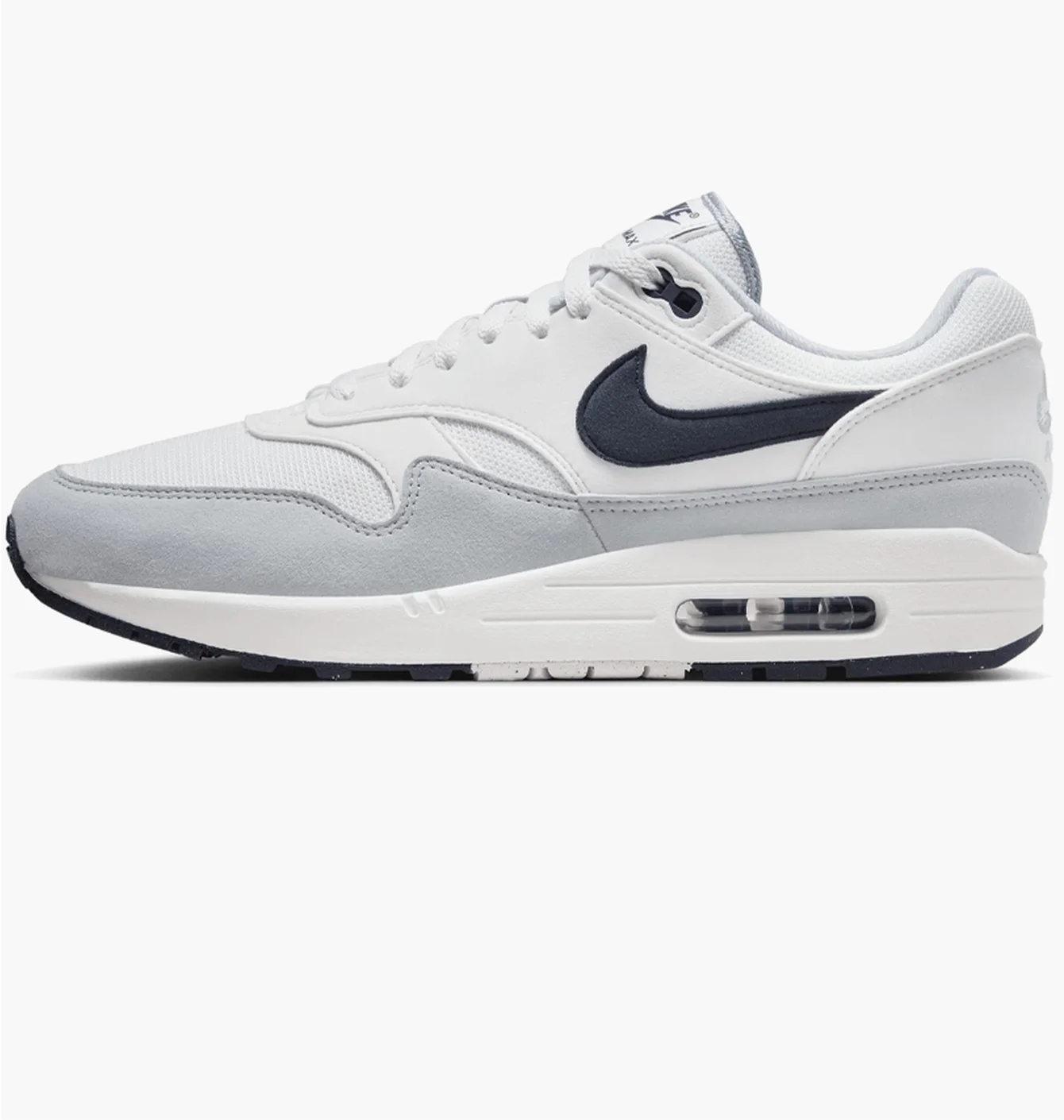 Кросівки чоловічі Nike Air Max 1 White/Grey FD9082-002