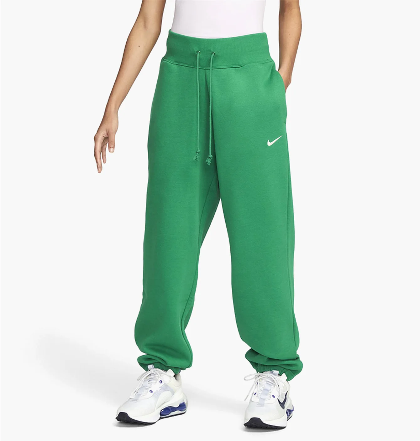 Штани жіночі Nike Sportswear Phoenix Fleece Green Dq5887-365