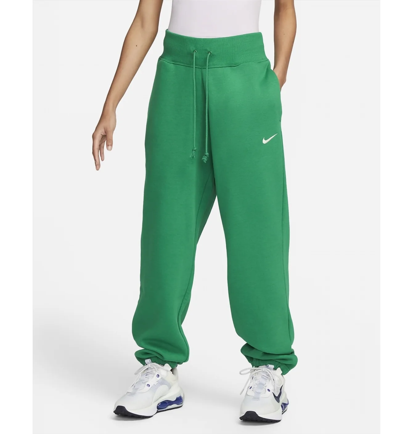 Штани жіночі Nike Sportswear Phoenix Fleece Green Dq5887-365