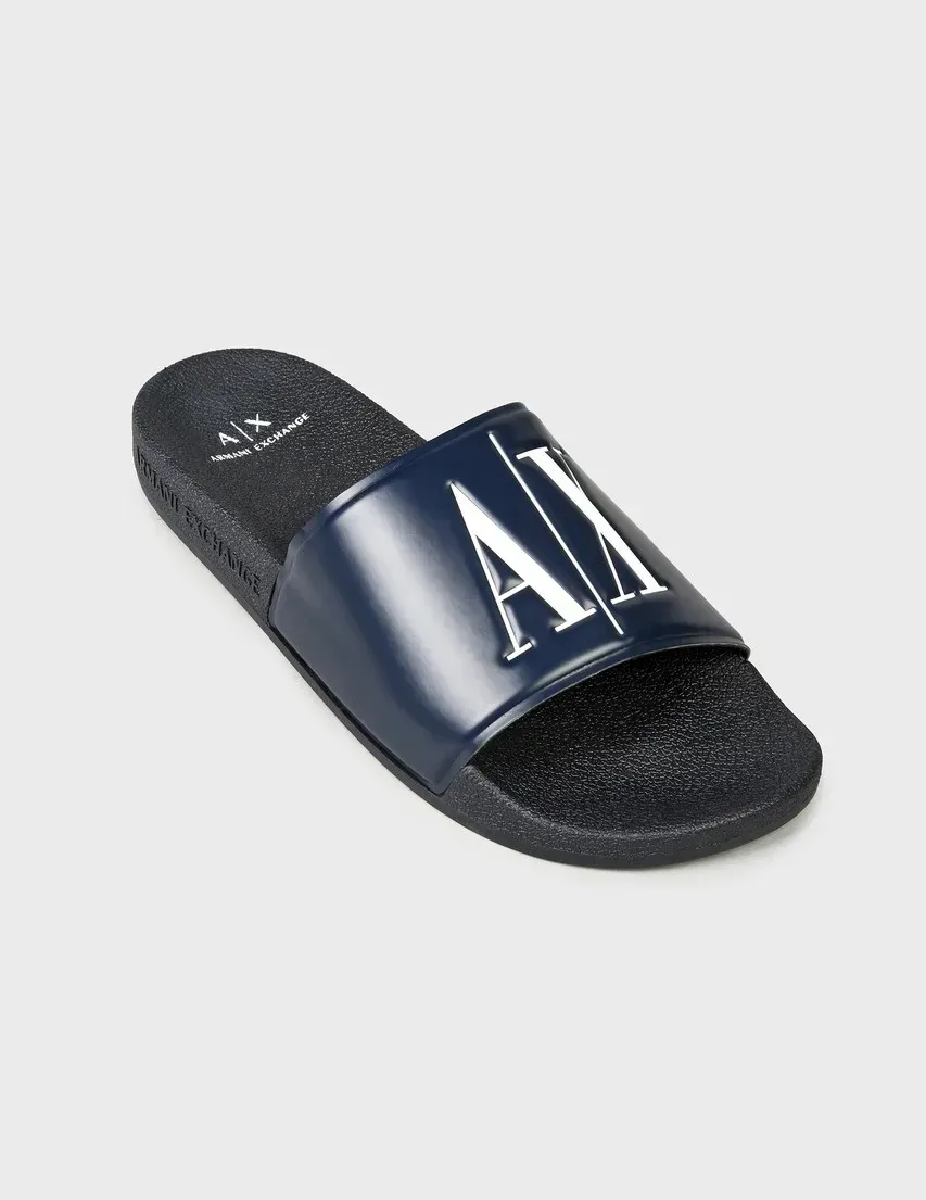 Тапочки чоловічі Armani Flip Flops (XUP004-XV231-00285-BLUE)