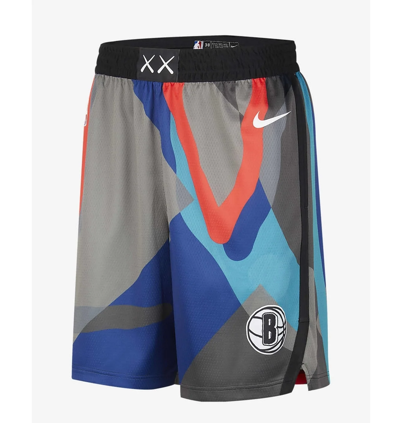 Шорти чоловічі Nike Dri-Fit Nba Swingman Brooklyn Nets City Edition 2023/24 Grey DX8694-010
