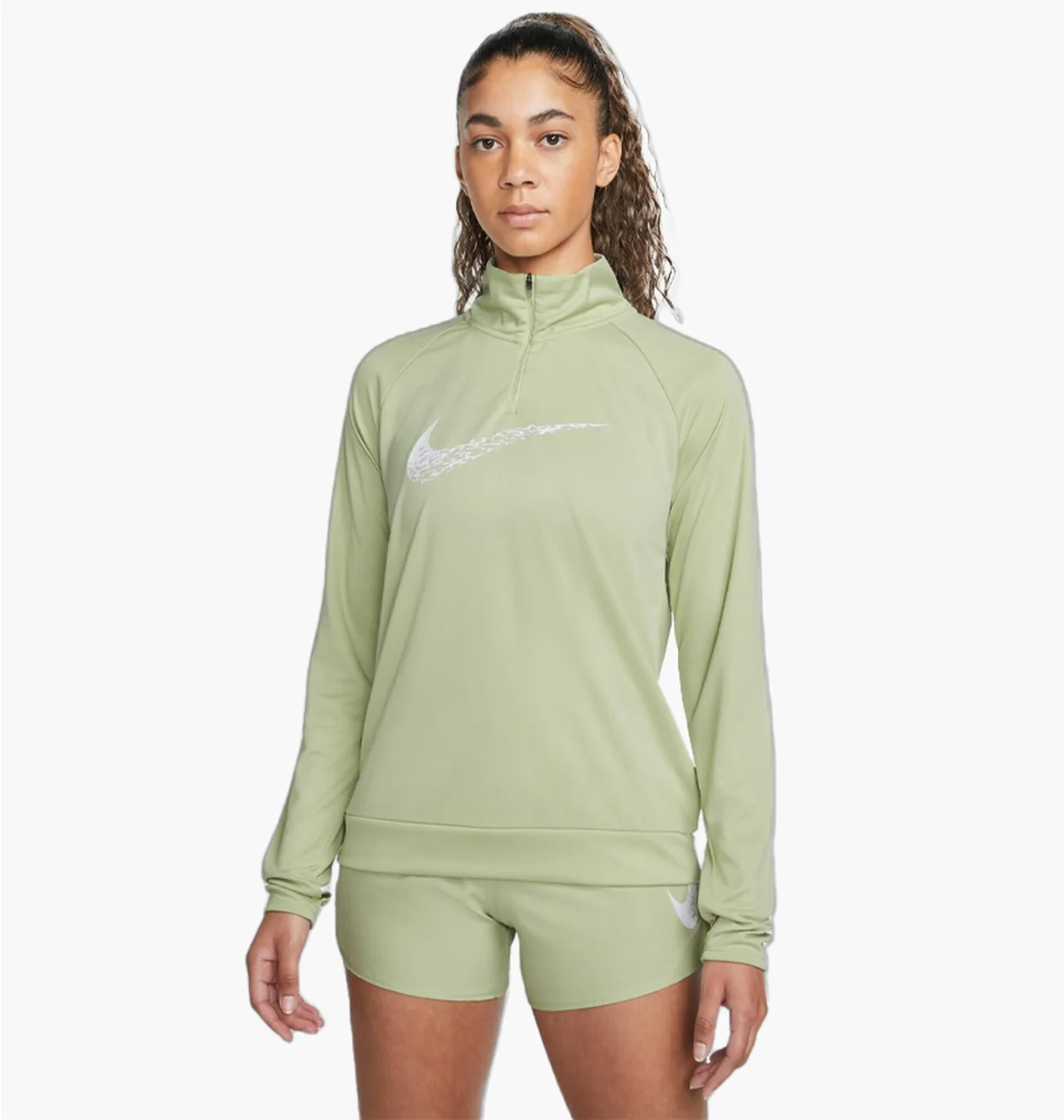 Кофта жіноча Nike Dri-Fit Swoosh Run Green DM7769-371