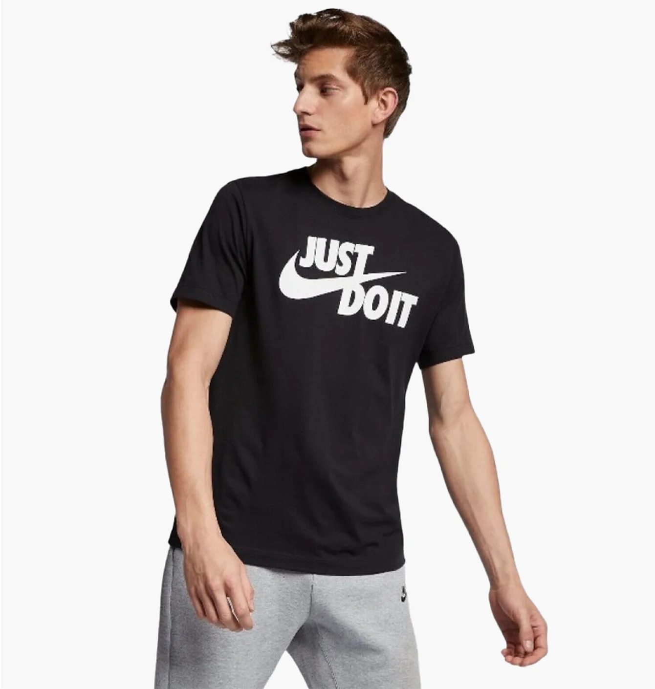 Футболка чоловіча Nike Sportswear Tee Just Do It Black DX1989-010