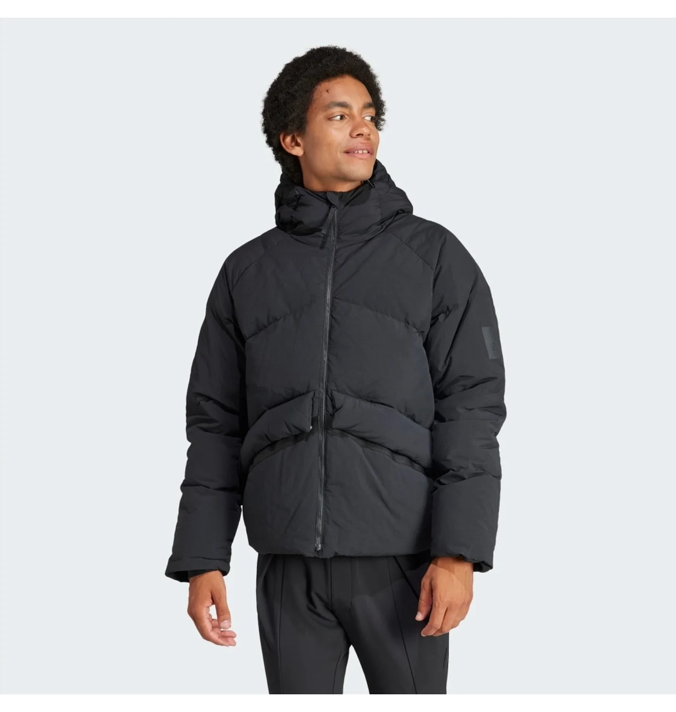 Пуховик чоловічий Adidas Big Baffle Jacket Black IK3156