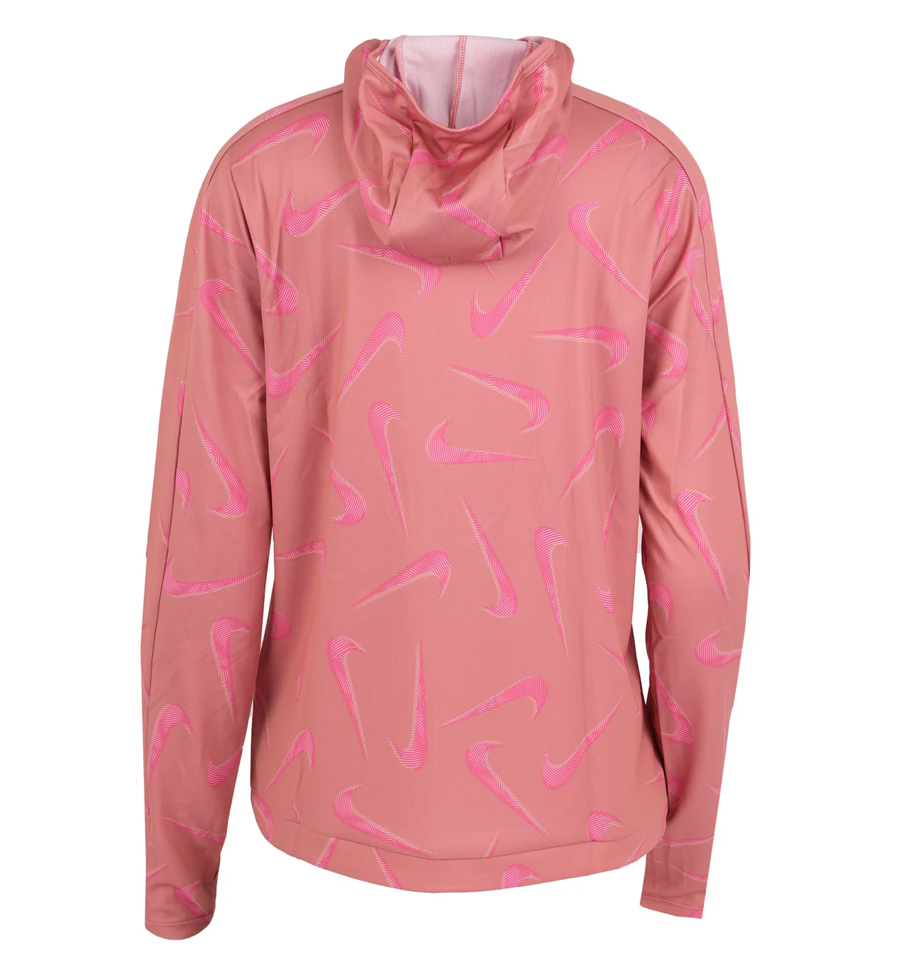 Худі жіноче Nike Dri Fit Swoosh Print Pink FB4952-618