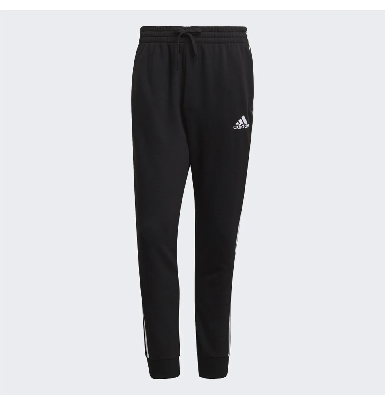 Штани чоловічі Adidas Essentials Cuff 3-Stripes Black GK8831