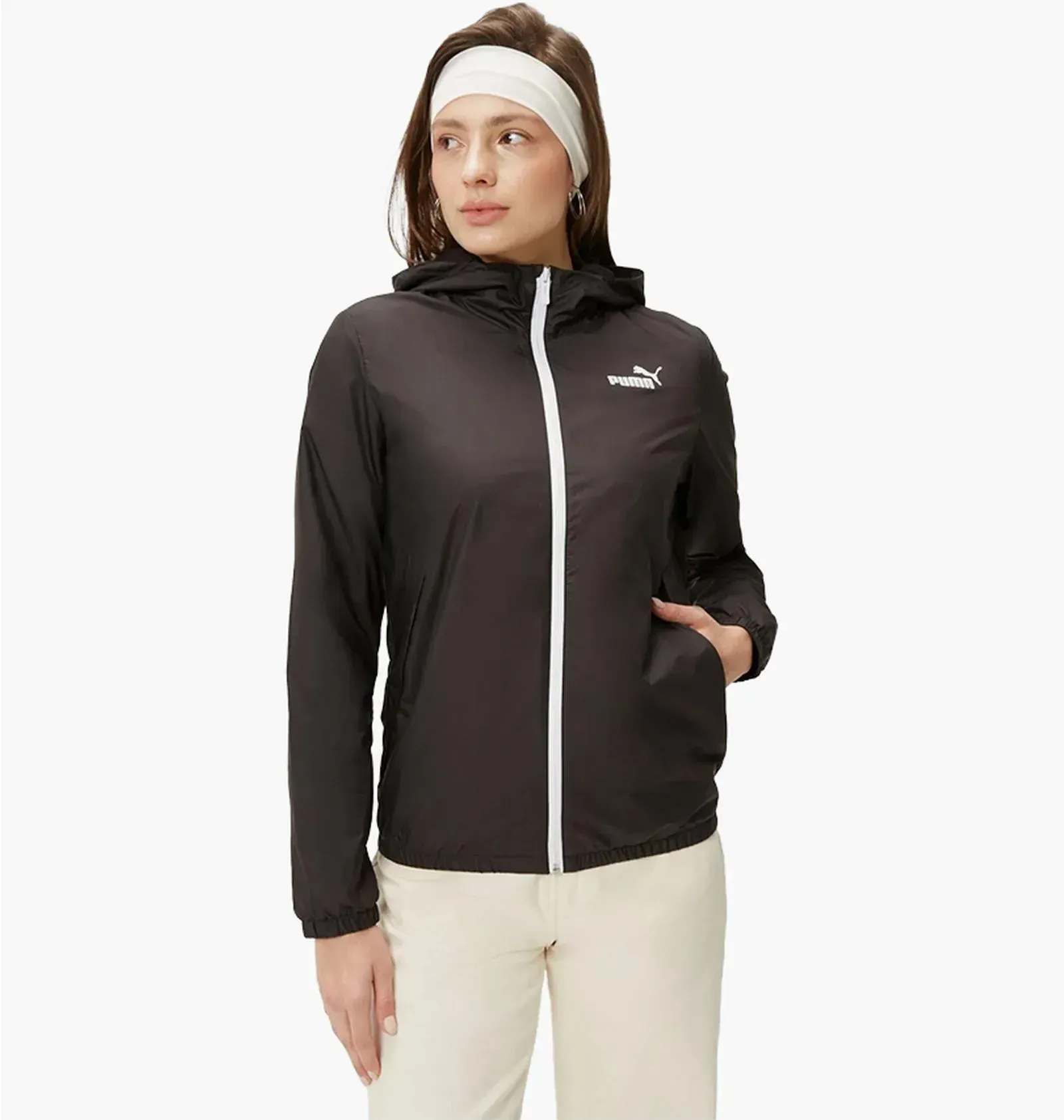 Вітровка жіноча Puma Ess Solid Windbreaker Black (847494-52)