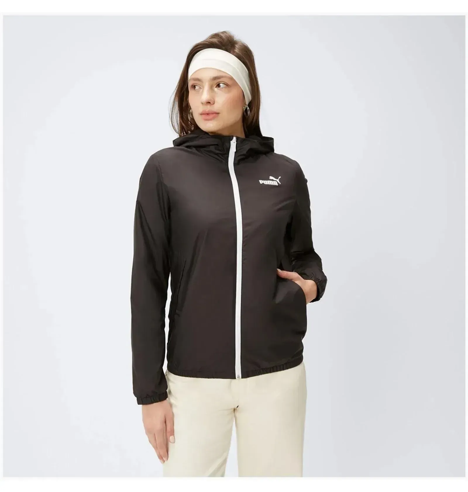 Вітровка жіноча Puma Ess Solid Windbreaker Black (847494-52)