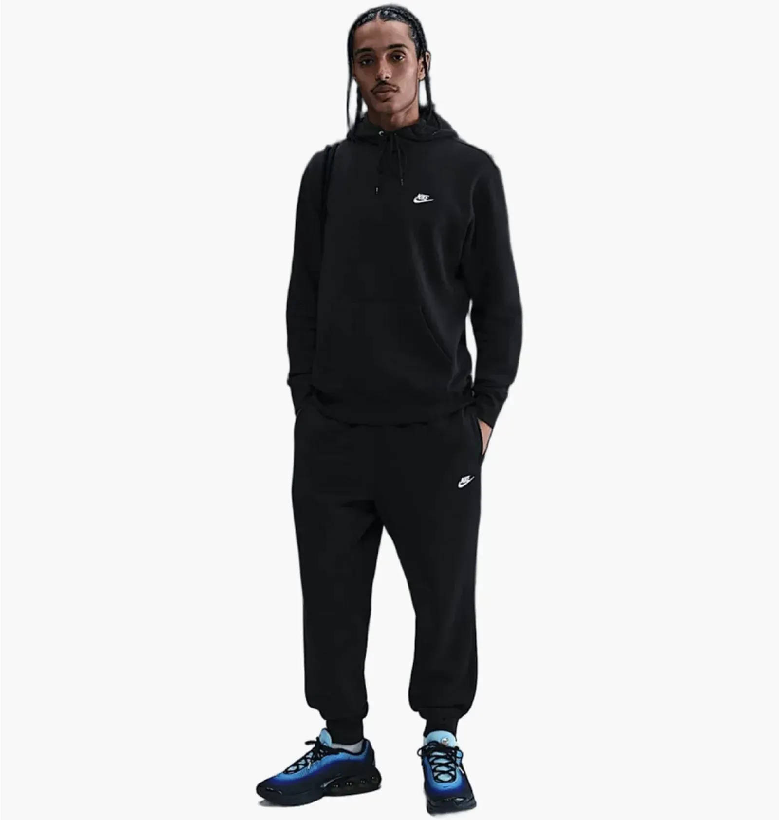 Спортивний костюм чоловічий Nike Club Fleece Black (FN3859-010__FN3787-010)
