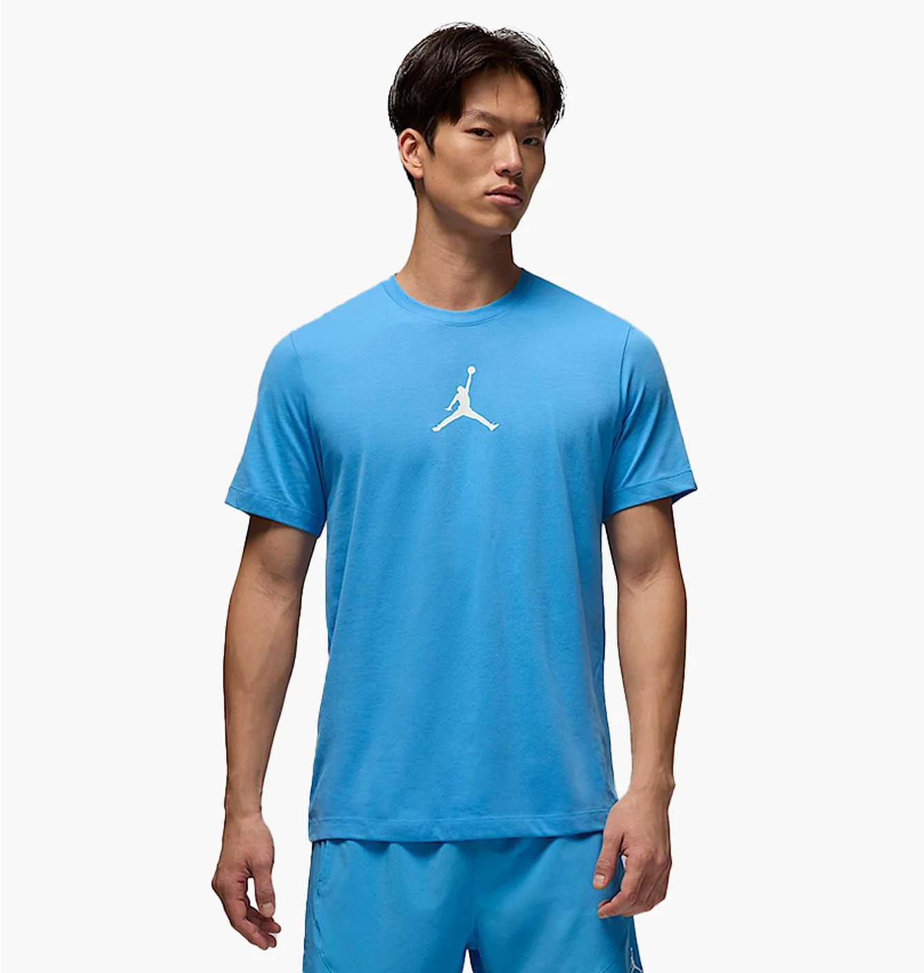 Футболка чоловіча Air Jordan Air Jumpman Ss Crew Blue CW5190-469