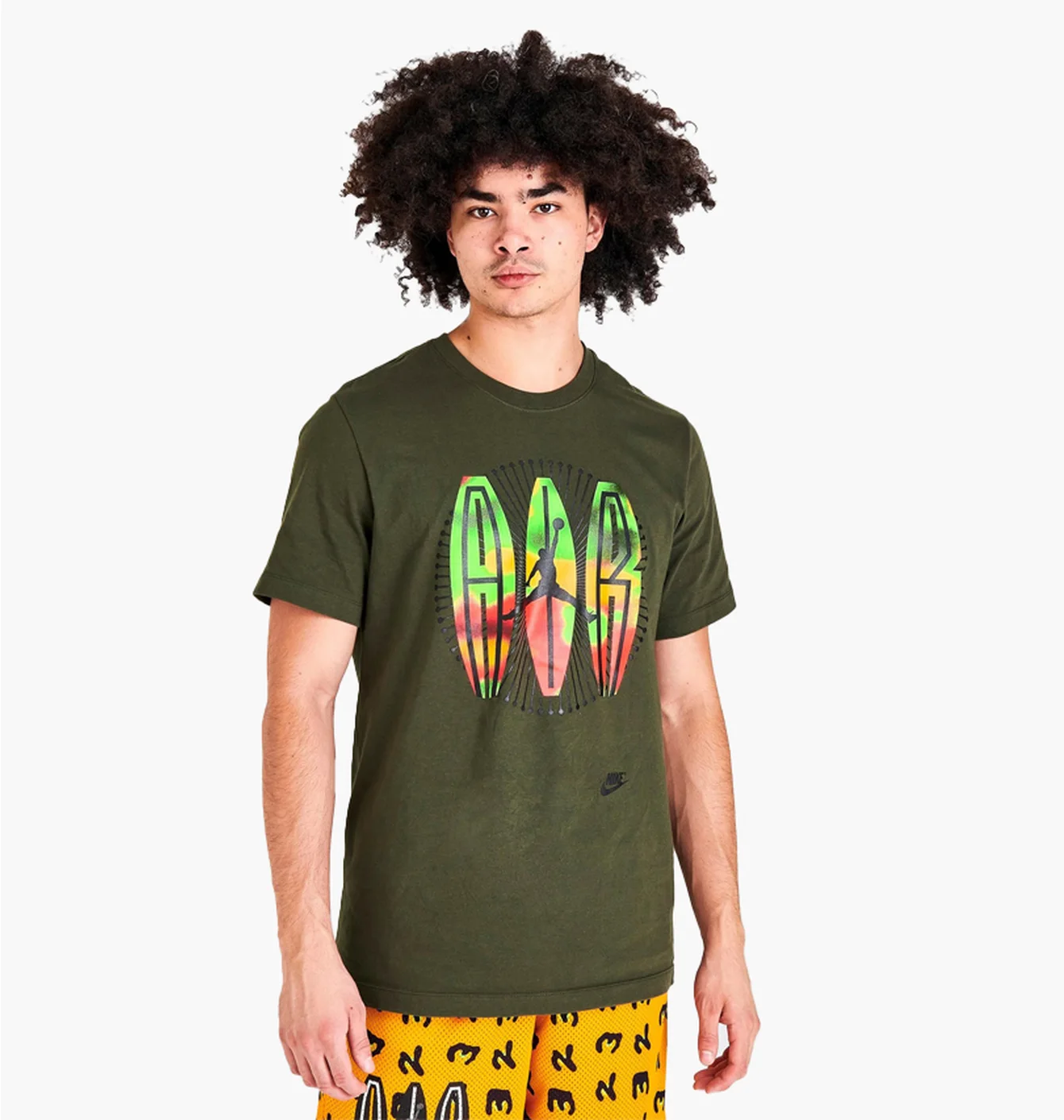 Футболка чоловіча Air Jordan Flight Mvp Air Graphic T-Shirt Green Dr1411-325