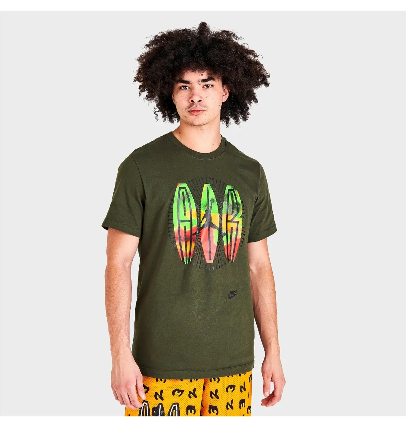 Футболка чоловіча Air Jordan Flight Mvp Air Graphic T-Shirt Green Dr1411-325