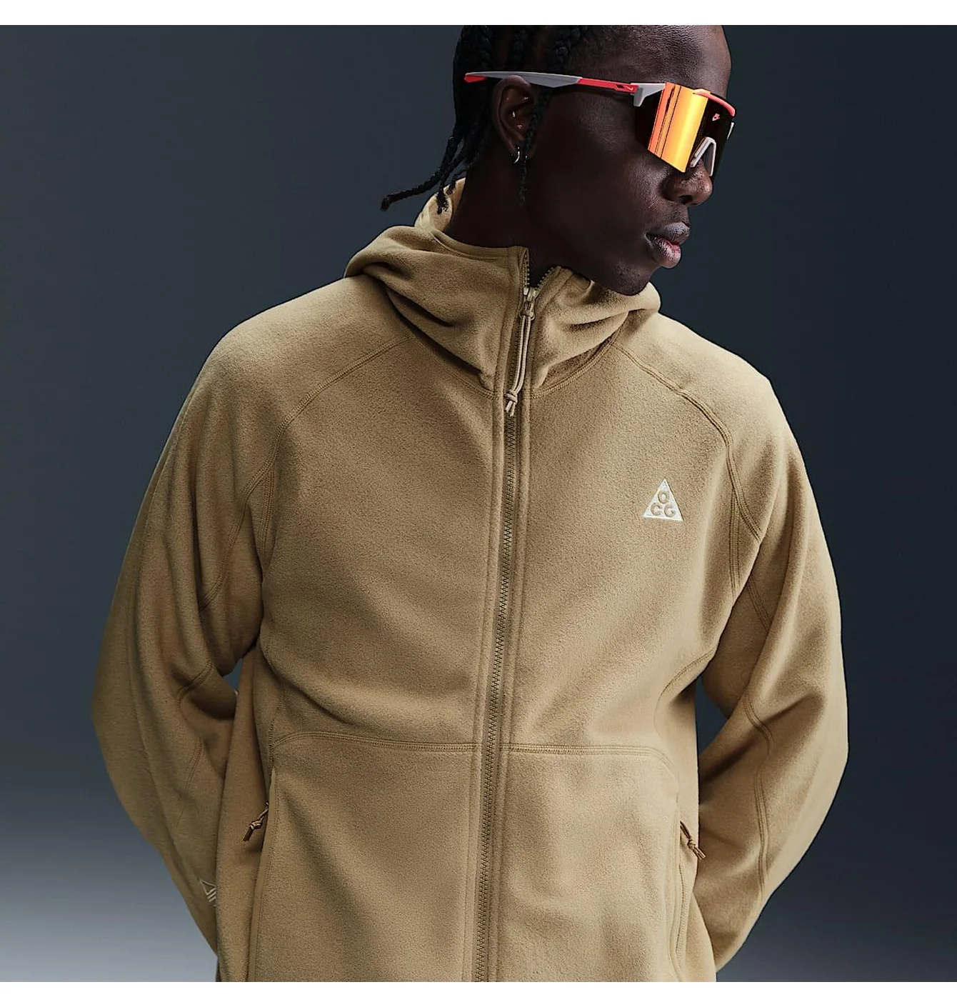Толстовка чоловіча Nike Acg Polartec Beige HJ2460-297
