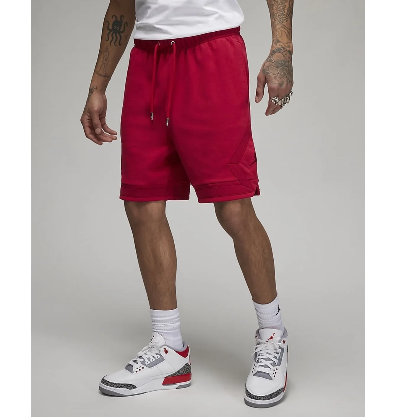 Шорти чоловічі Air Jordan Flight Fleece Red DQ7472-619