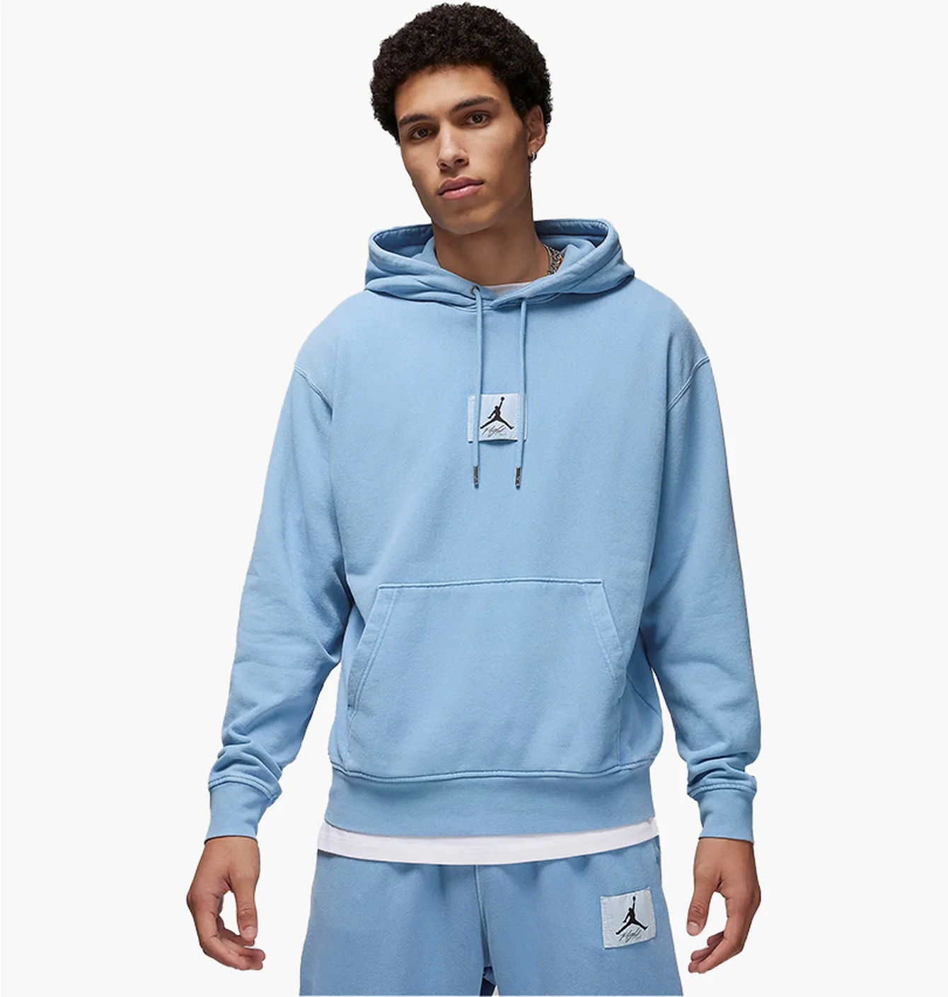 Худі чоловіче Air Jordan Hoodie Lavado Flight Fleece Light Blue FB7290-436