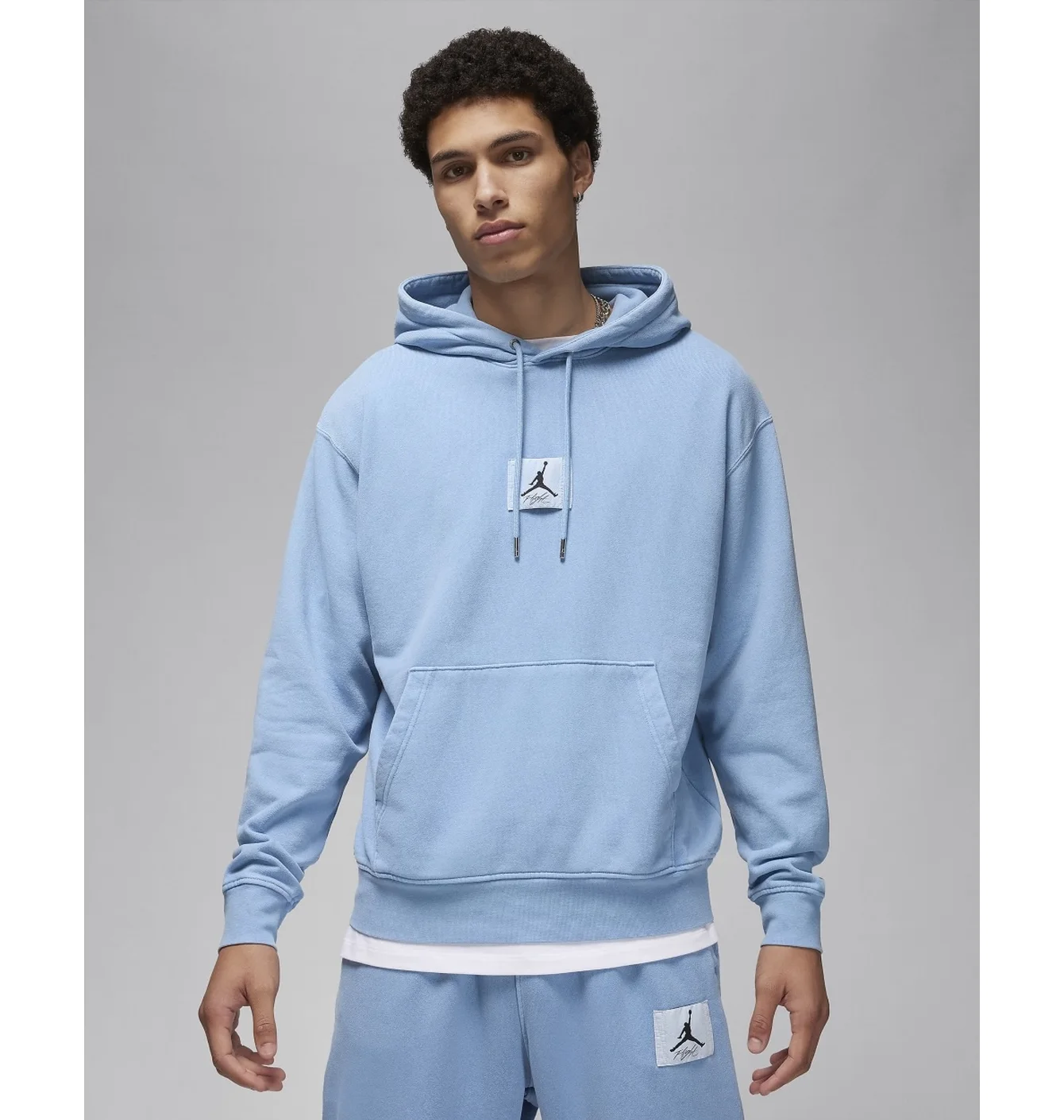 Худі чоловіче Air Jordan Hoodie Lavado Flight Fleece Light Blue FB7290-436