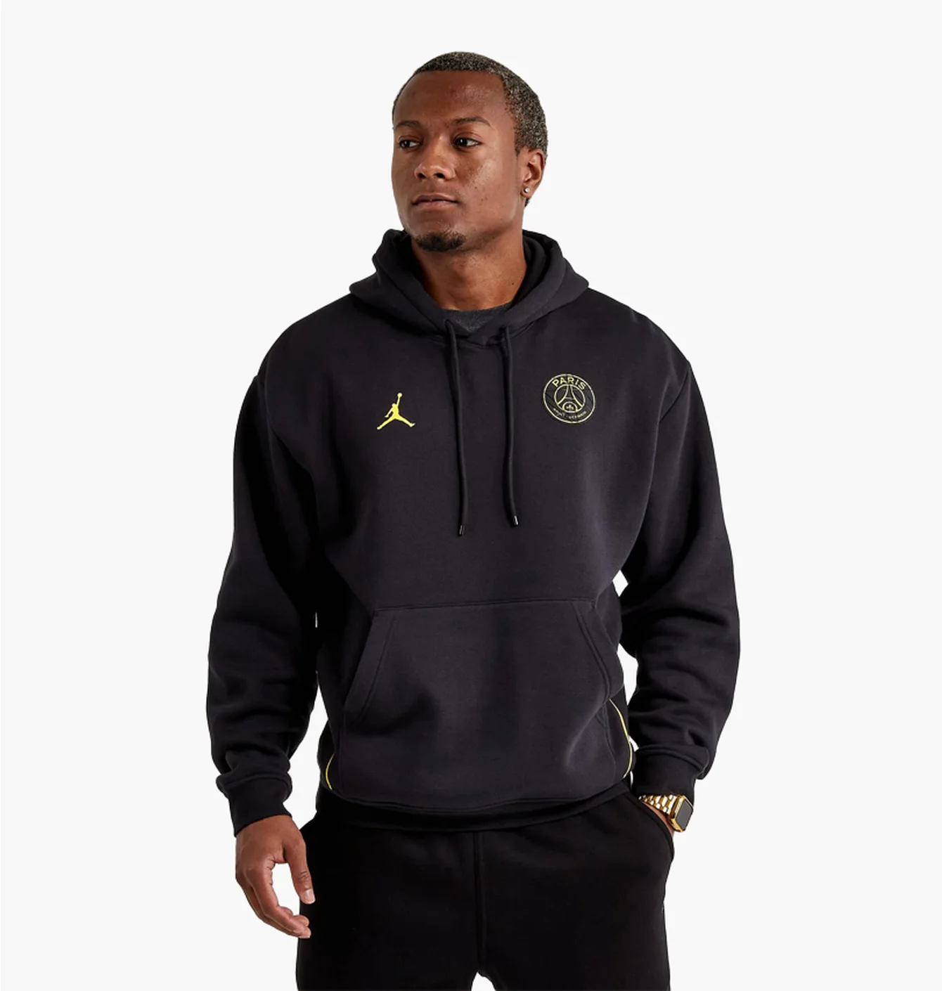 Худі чоловіче Air Jordan Paris Saint-Germain Pullover Hoodie Black Dv0611-010