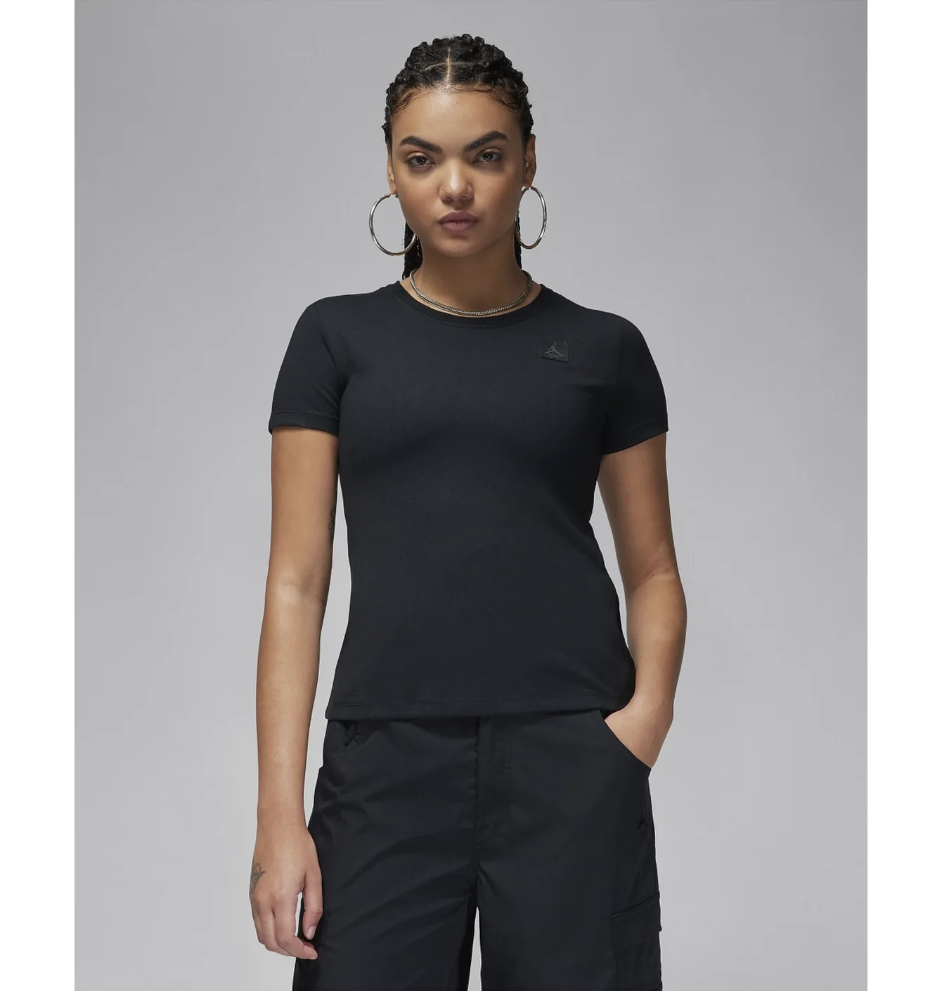Футболка жіноча Air Jordan Essentials Slim Short-Sleeve T-Shirt Black FQ3565-010