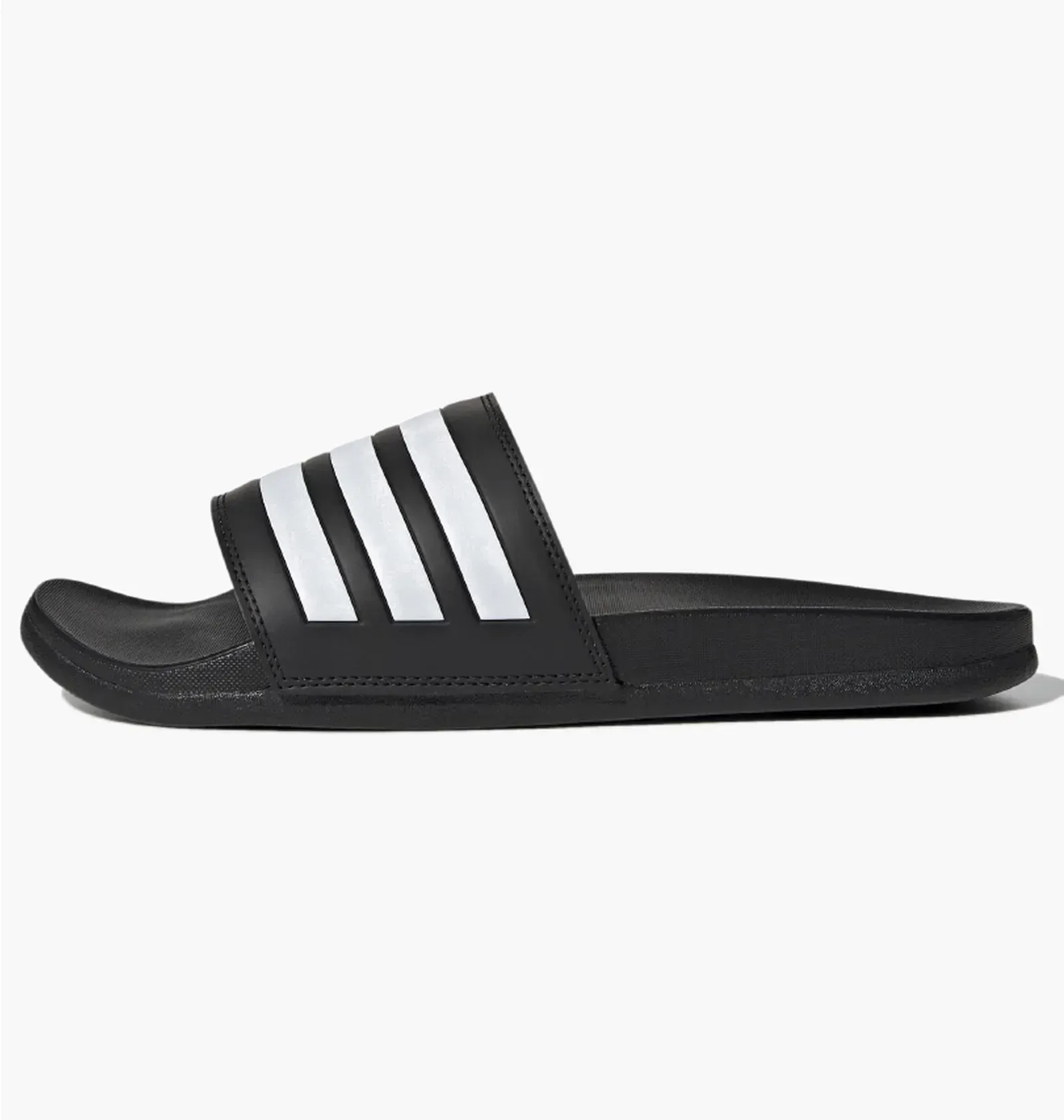 Тапочки унісекс Adidas Adilette Comfort Slides Black/White Gz5891 (GZ5891)
