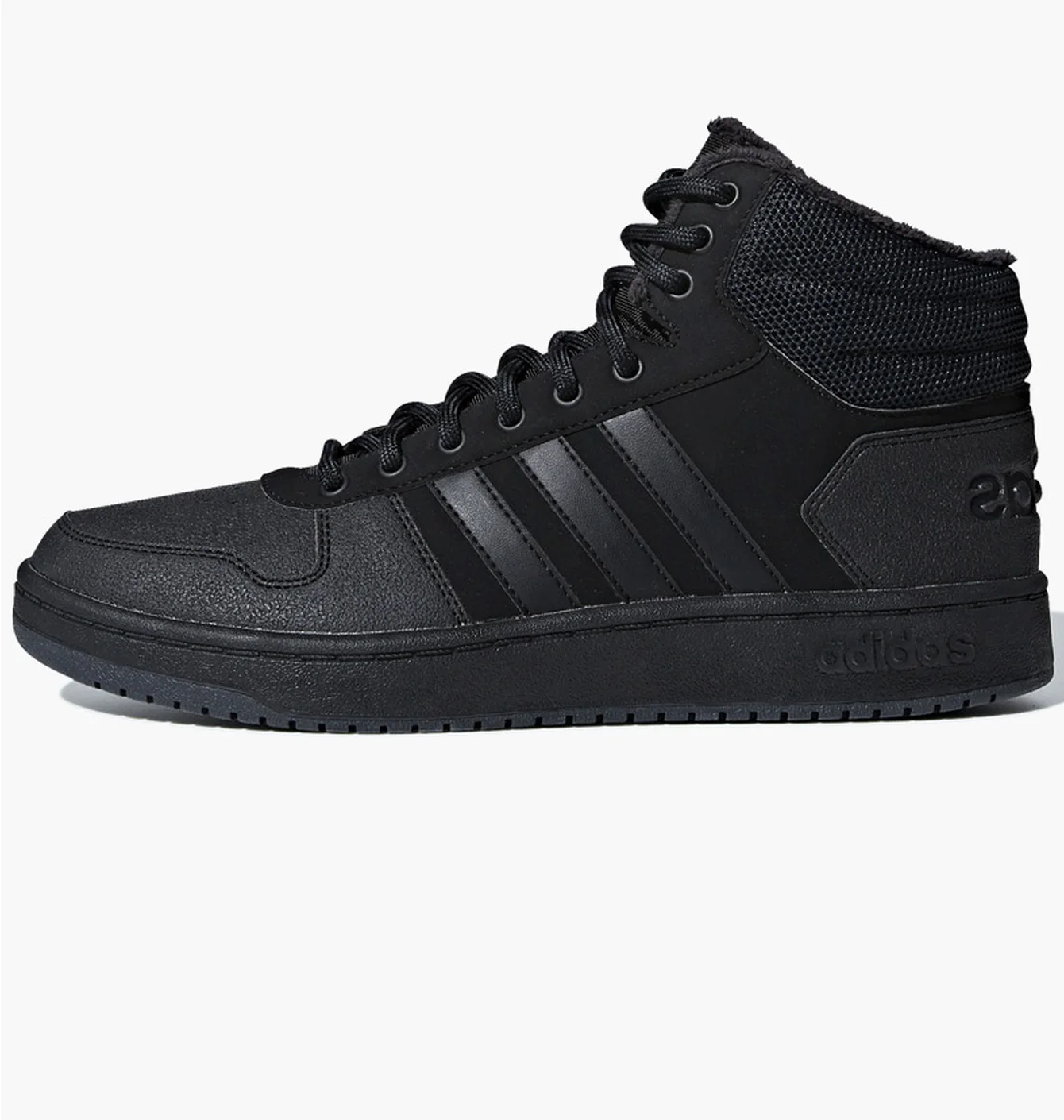 Кросівки чоловічі Adidas Hoops 2.0 Mid Black B44621