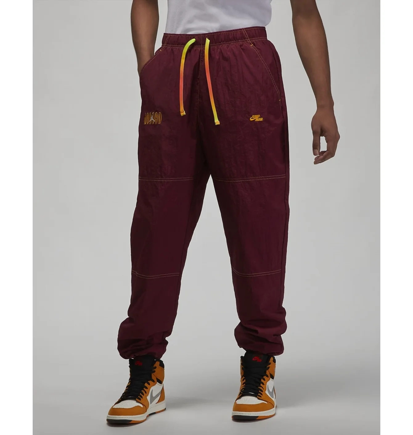 Штани чоловічі Air Jordan Flight Mvp MenS Woven Pants Bordo DV1613-680