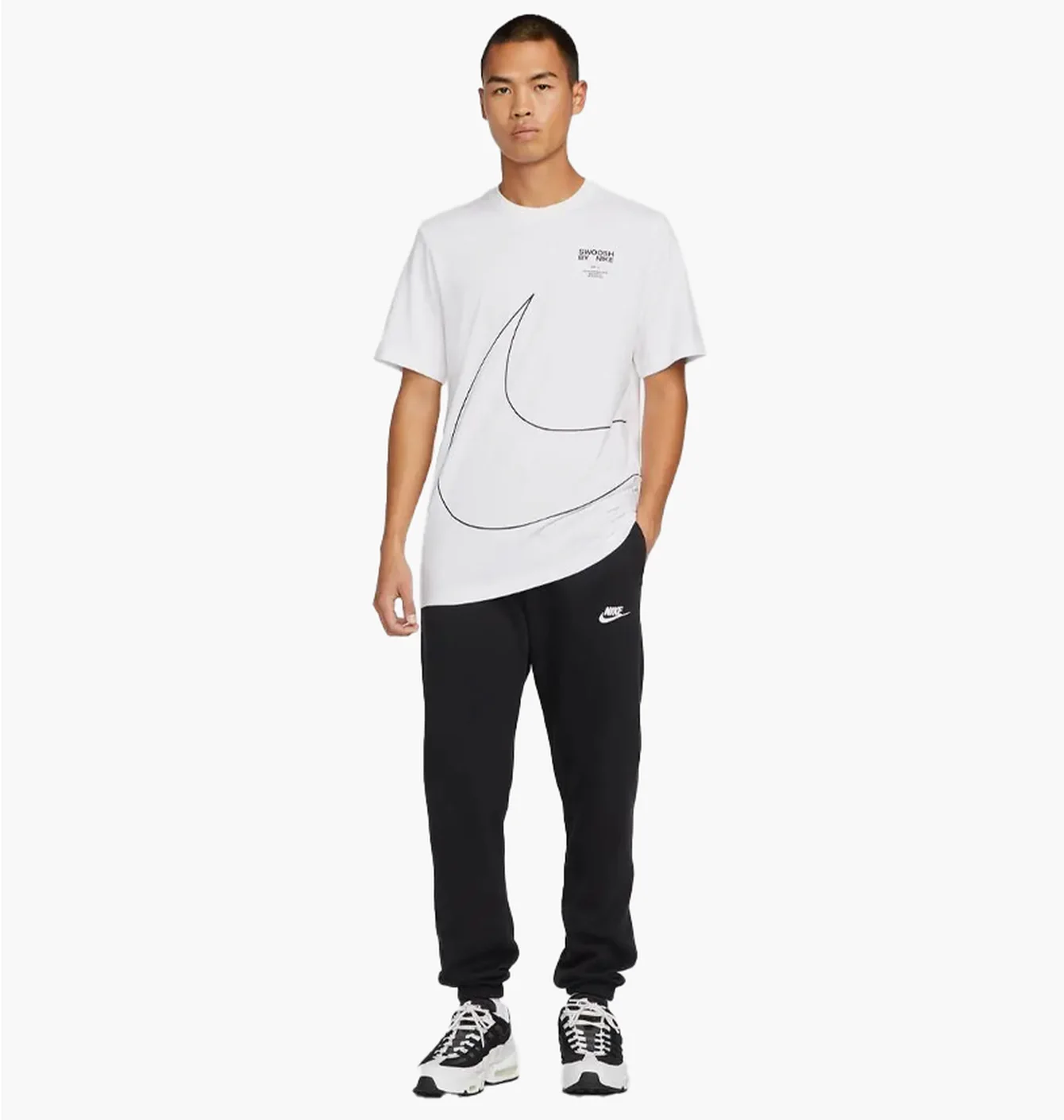Футболка чоловіча Nike Nsw Tee Big Swoosh 2 White Dz2883-100