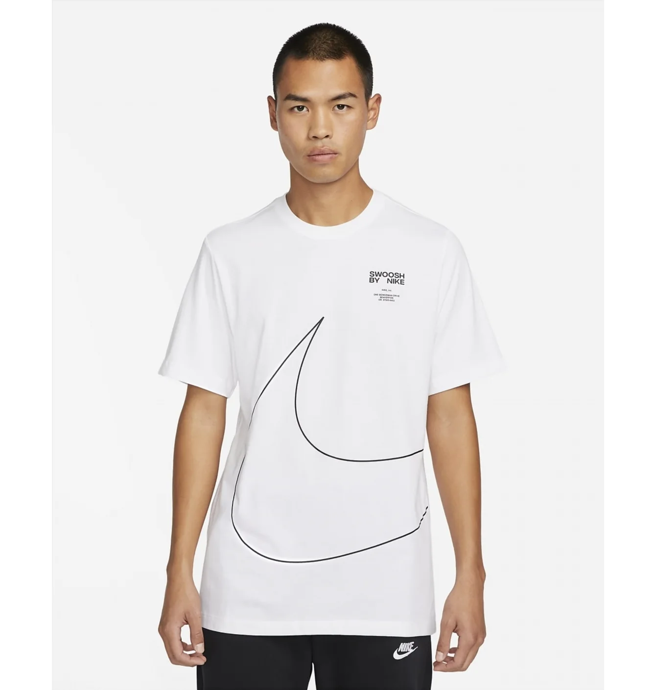 Футболка чоловіча Nike Nsw Tee Big Swoosh 2 White Dz2883-100