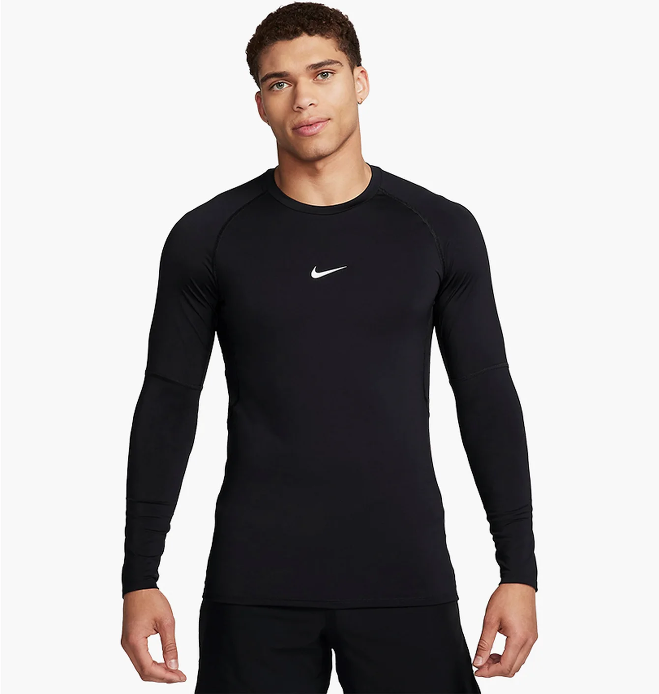 Лонгслів чоловічий Nike Pro Dri-Fit Slim Long-Sleeve Fitness Top Black FB7926-010